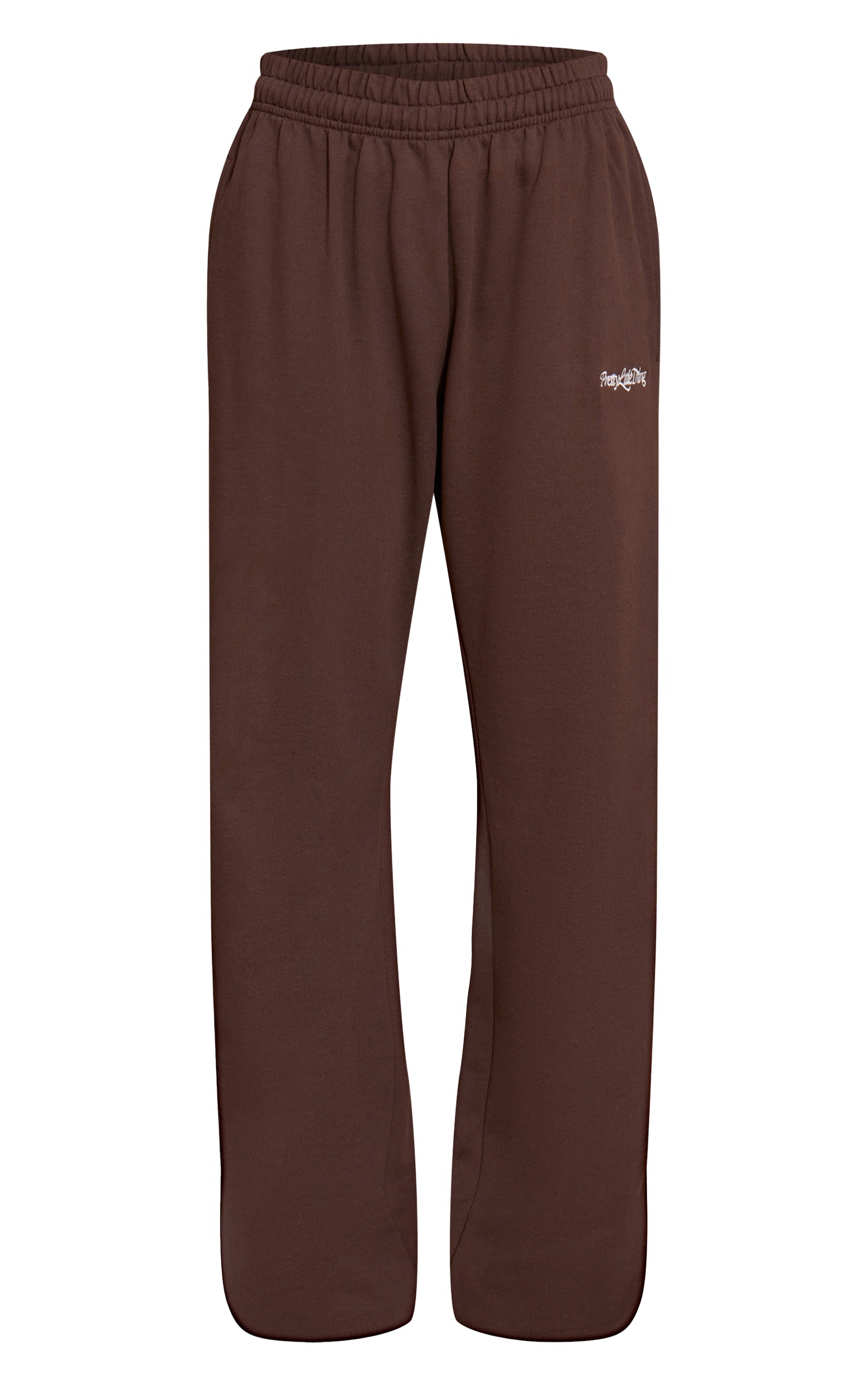 Chocolate 440 GSM Heavyweight Cotton Loopback Cuffed Sweatpants  image 5