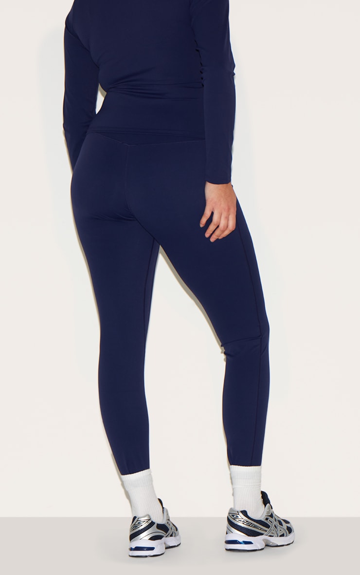 Navy Ultimate Sculpt High Waist Gym Leggings image 8