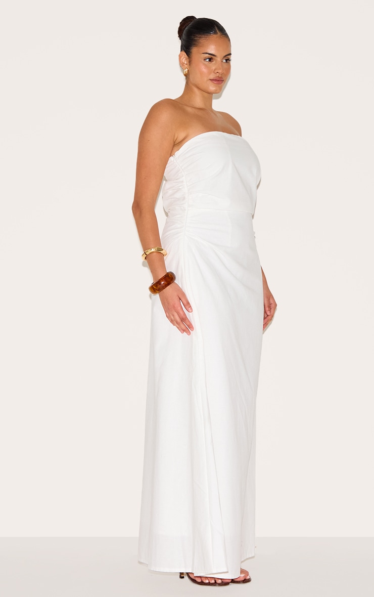 Plus Robe bustier longue blanche image 3