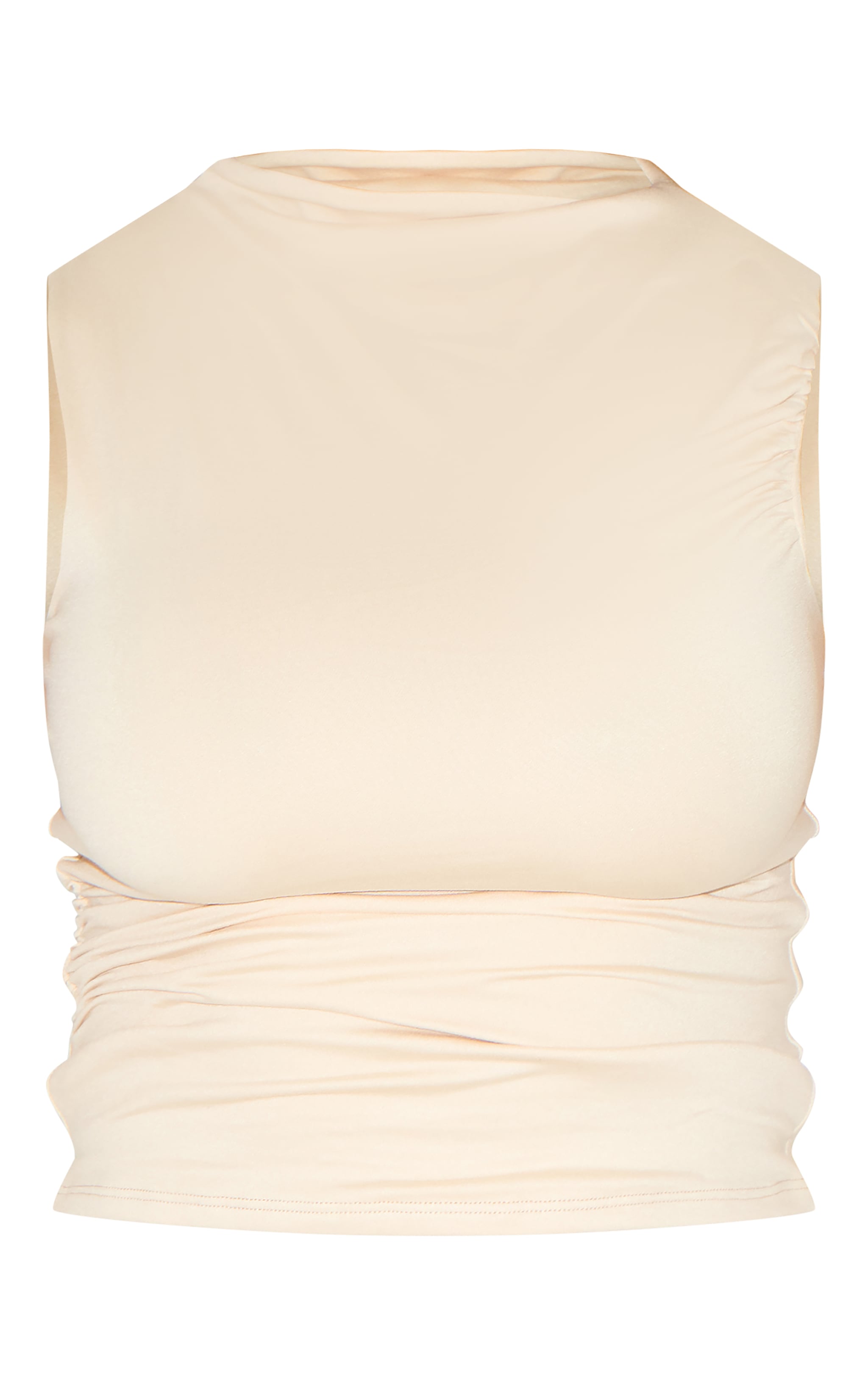 Shape Butter Cream Super Soft Ruched Off The Shoulder Top image 5