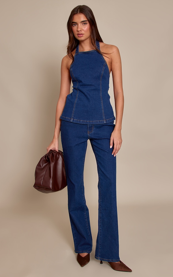 Indigo Stretch Denim Flares