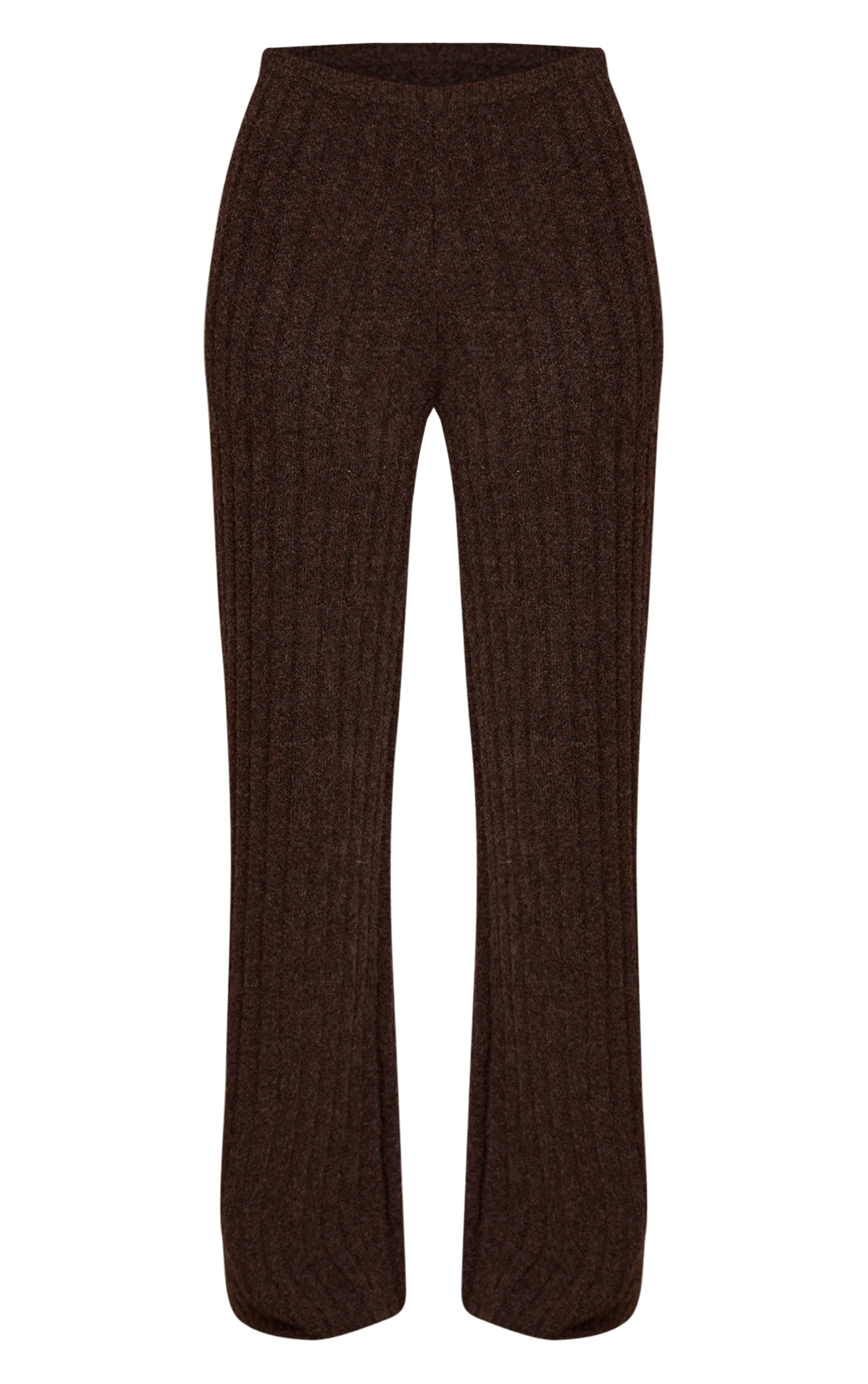 Tall Chocolate Hazel Knit Wide Leg Trouser  image 5