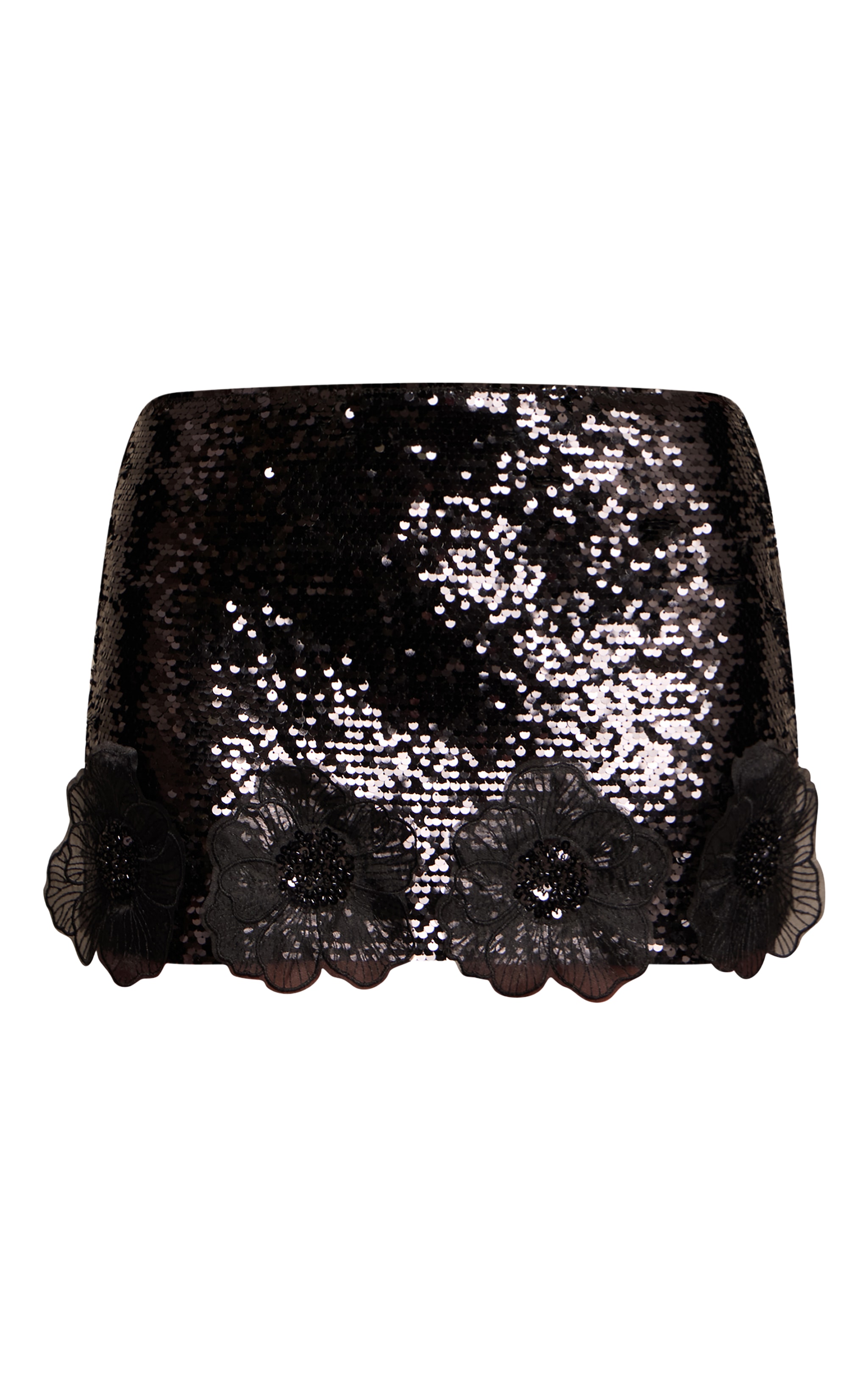 Black Sequin Mini Skirt  image 6