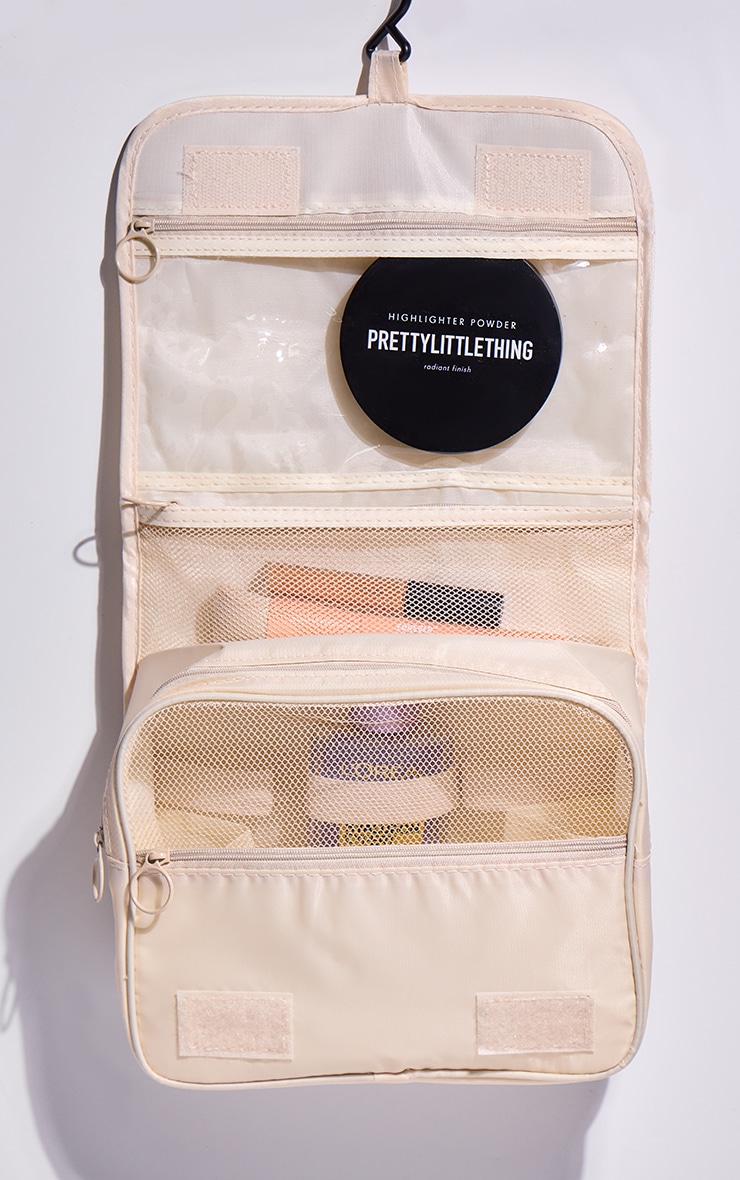 PRETTYLITTLETHING Stone Travel Foldable Wash Bag Accessories
