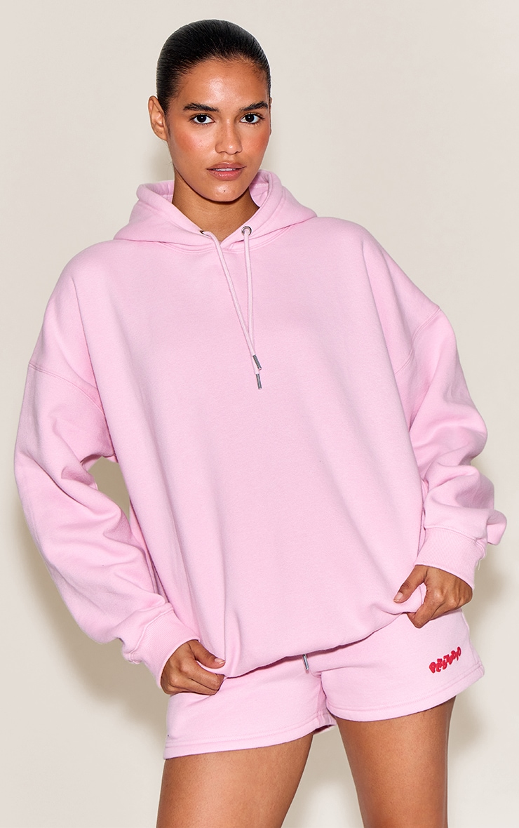  Pink Plt Studio Puff Print Oversized Hoodie image 2