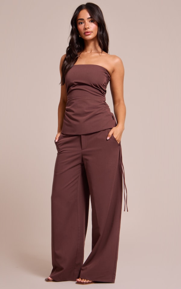 Petite Pantalon large chocolat