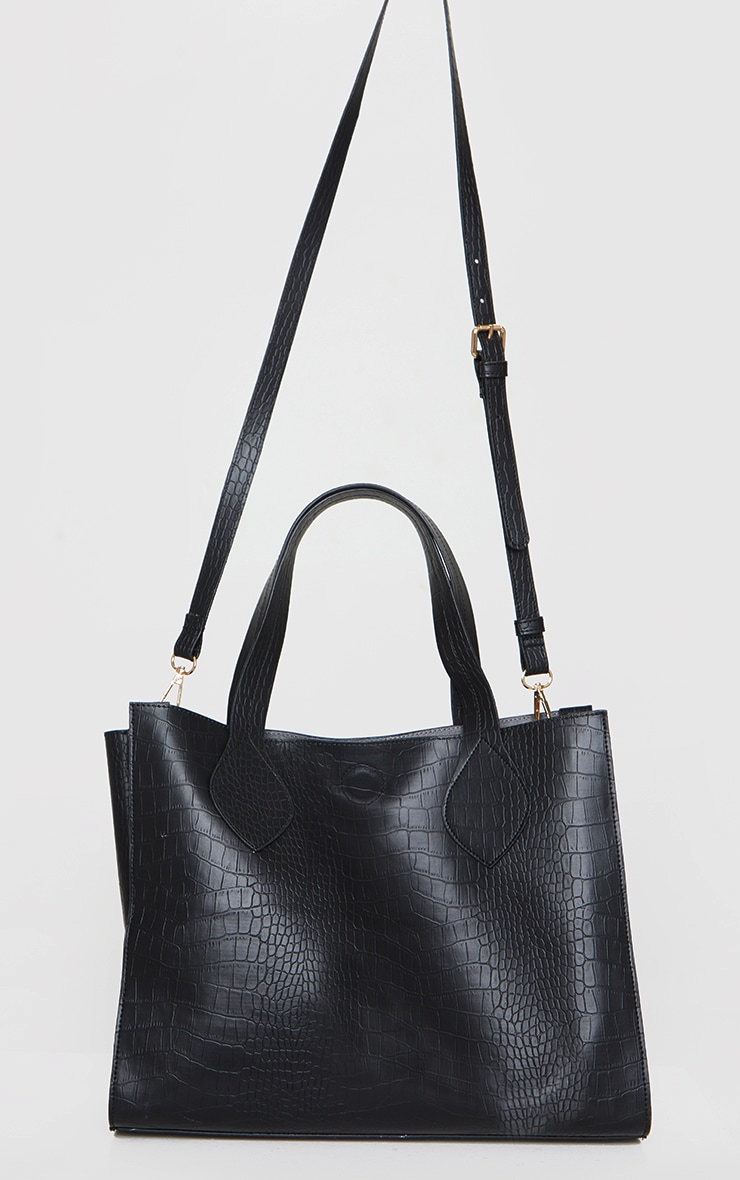 croc tote handbag