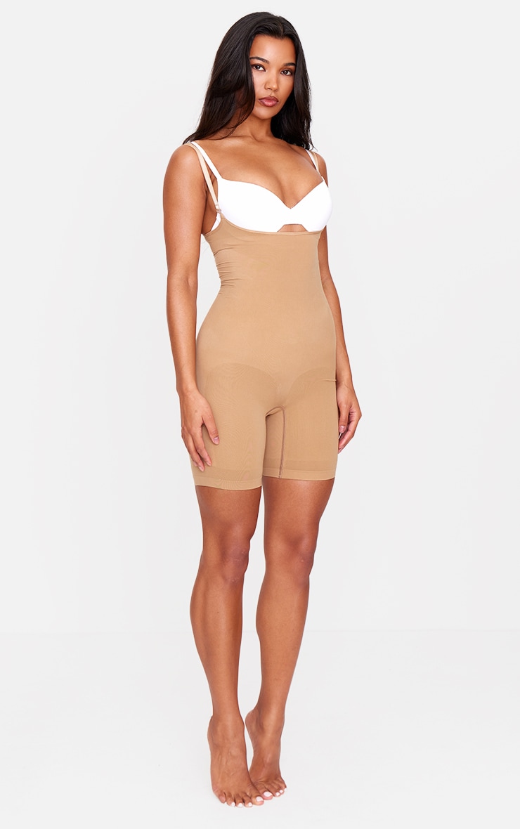 Nude Underbust Shapewear Bodysuit image 3