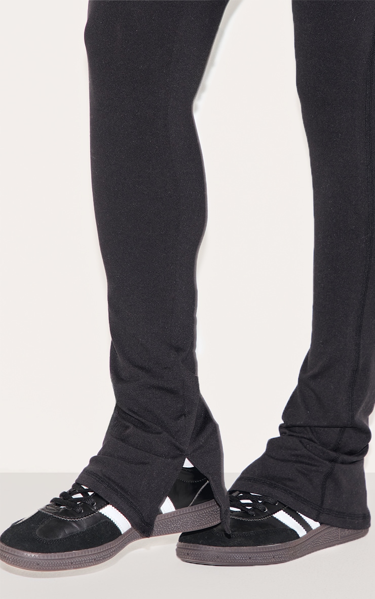 Shape Black Sculpt High Waisted Side Split Leggings image 4