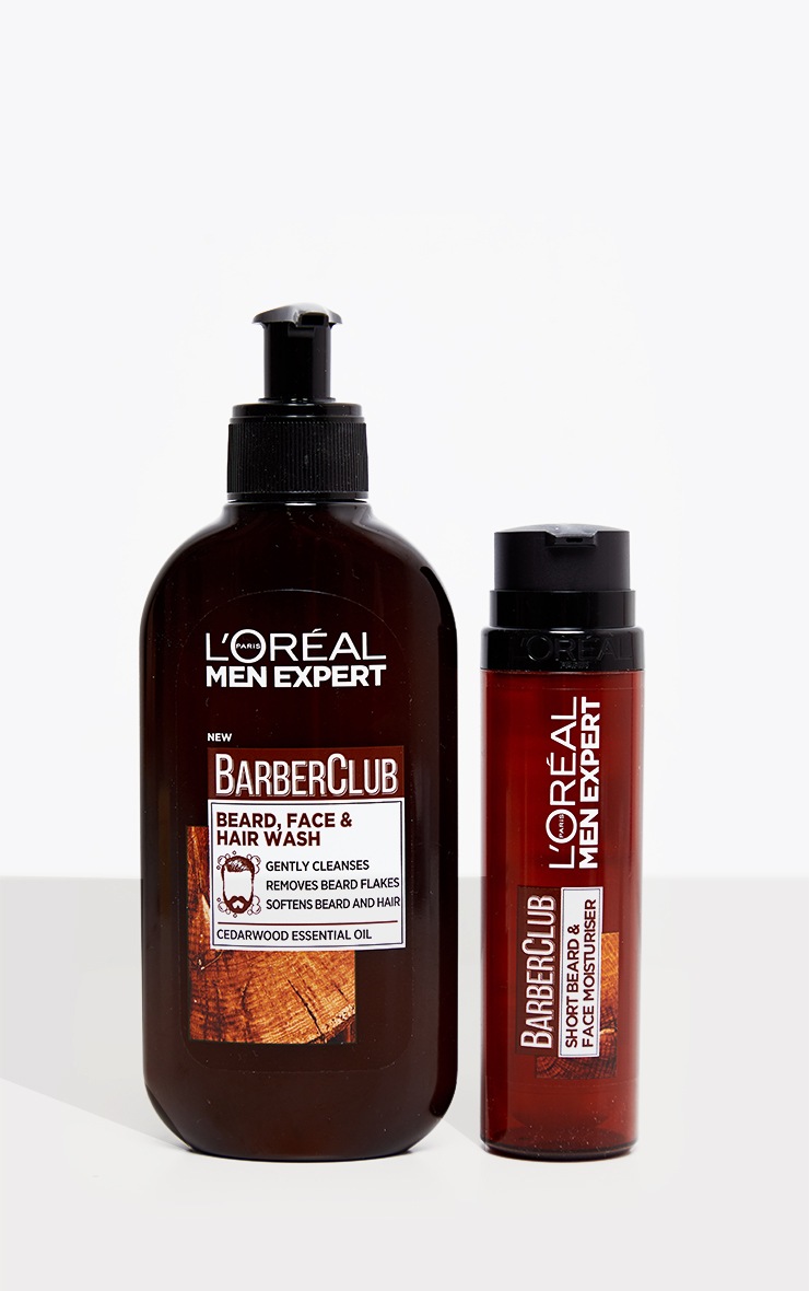 L'Oréal Men Expert - Coffret cadeau Barberclub - Nettoyant barbe, cheveux, visage & crème hydratante
