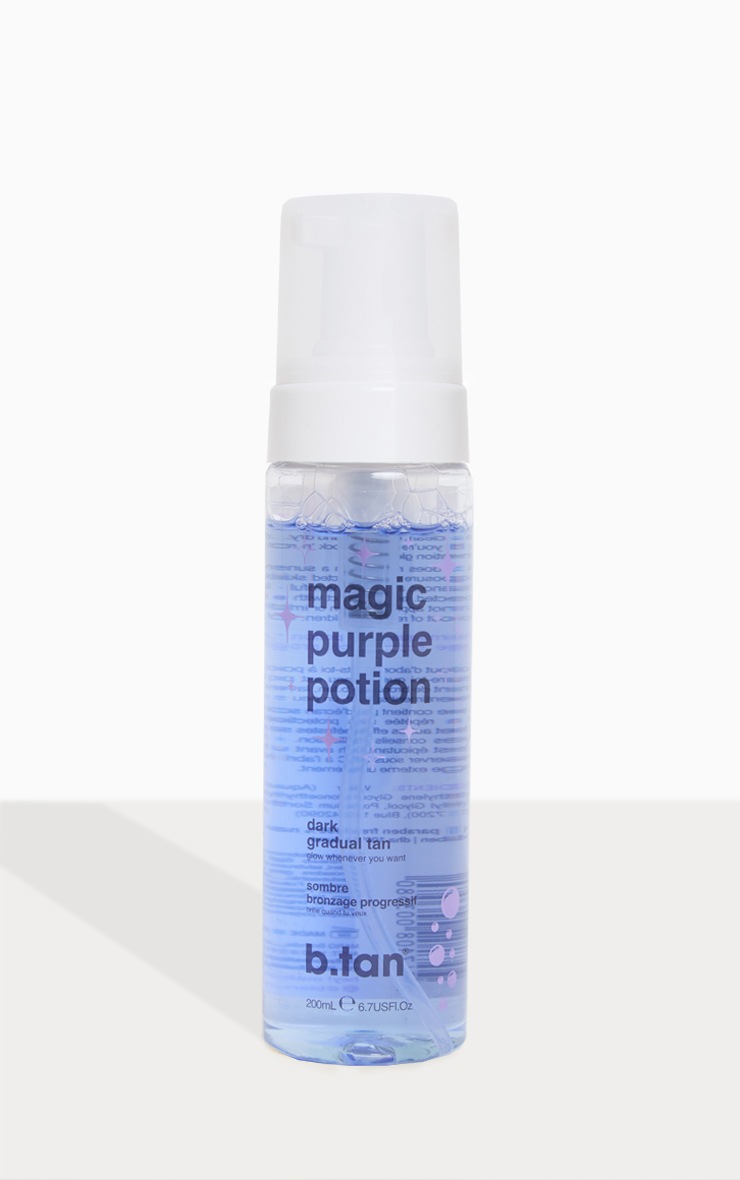 b.tan magic purple potion glow dark mousse