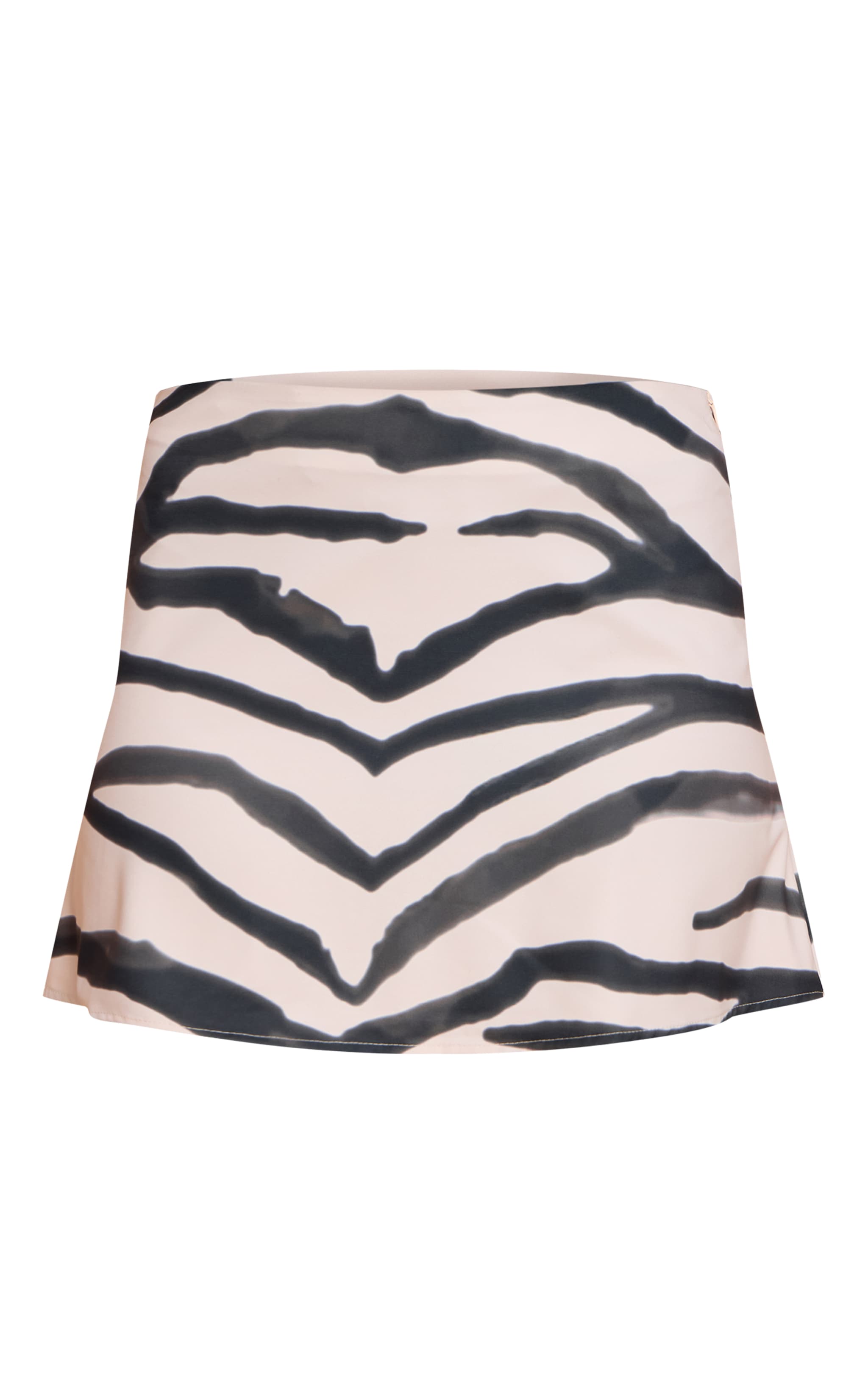 Zebra Print Floaty Woven Mini Skirt image 6