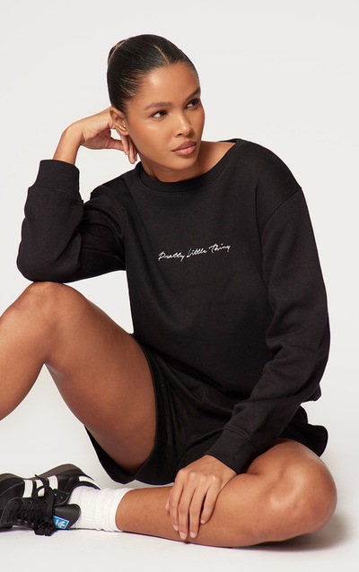 Black Sweatshirts | PrettyLittleThing