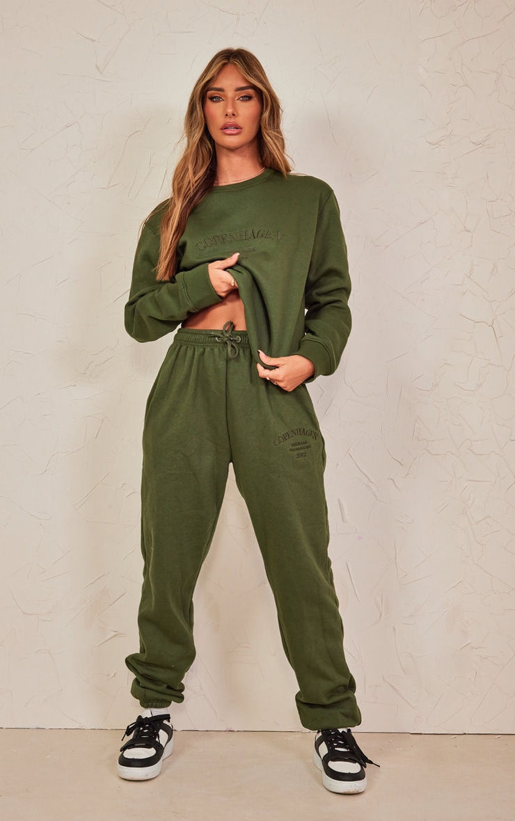 Dark Khaki Copenhagen Oversized Sweatshirt