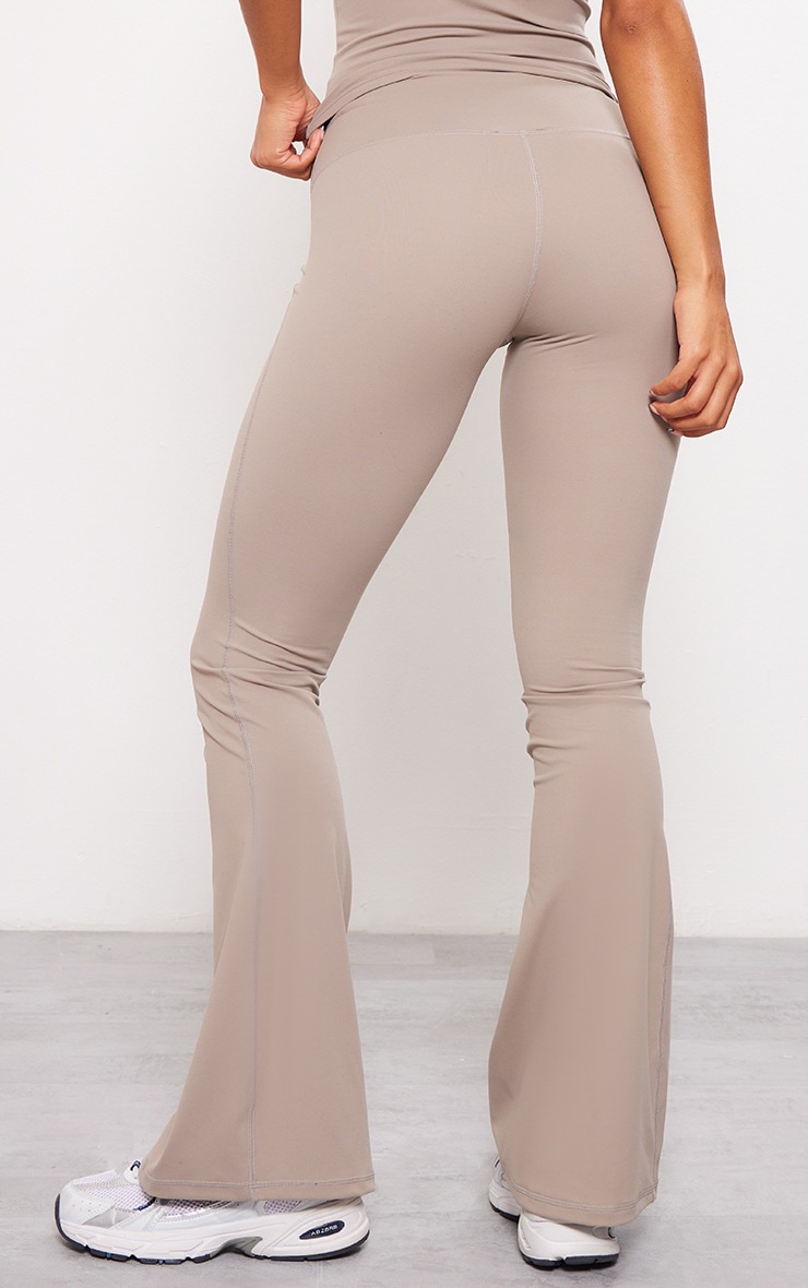 Deep Taupe Ultimate Sculpt Flare Yoga Pants image 4