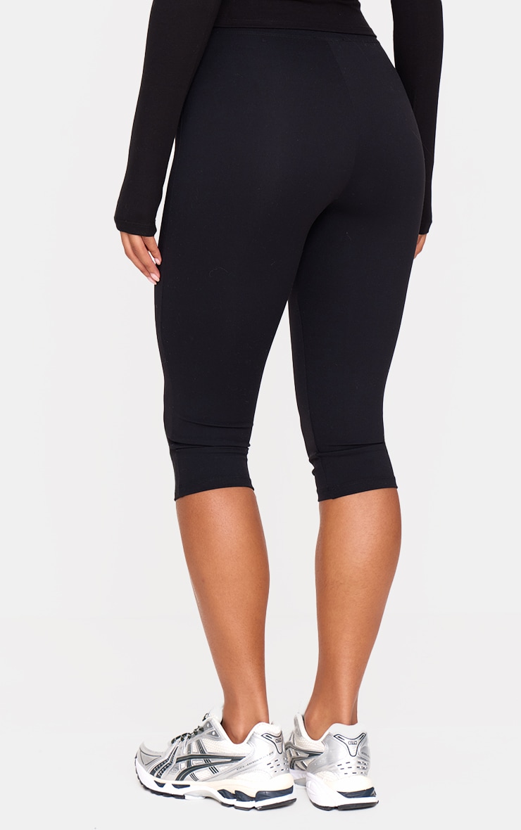 Black Sculpt Pedal Pusher Leggings image 3
