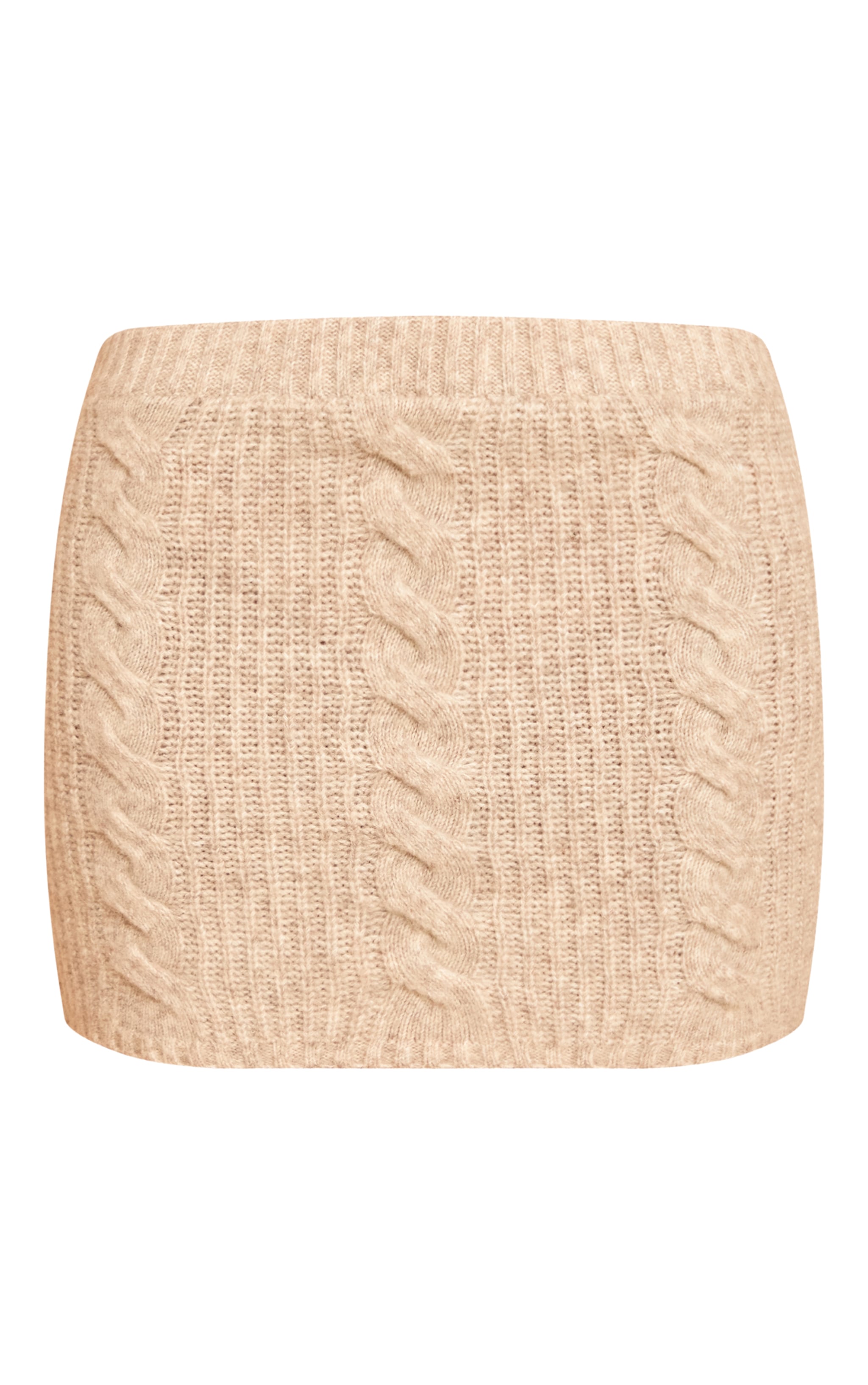 Stone Cable Knit Mini Skirt image 6