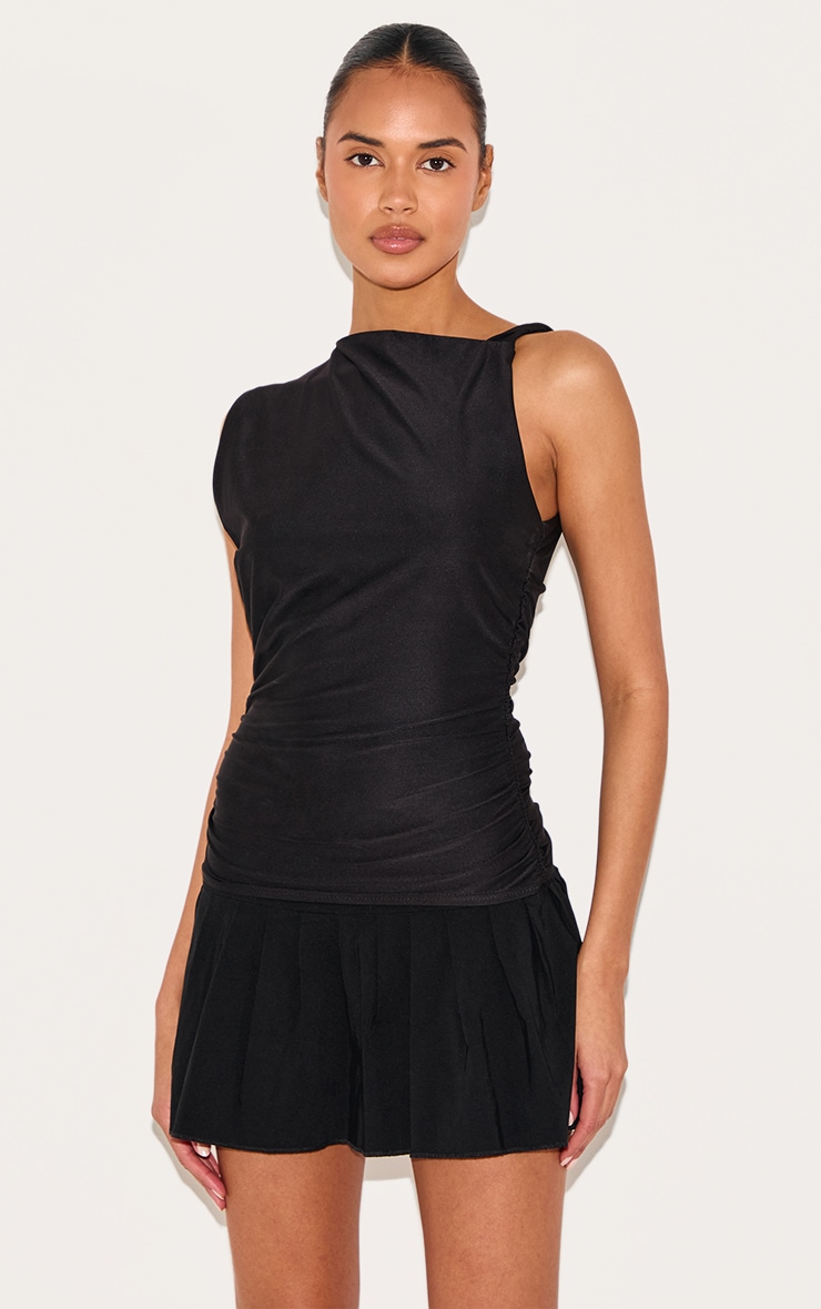 Jessica pleats mini skirt