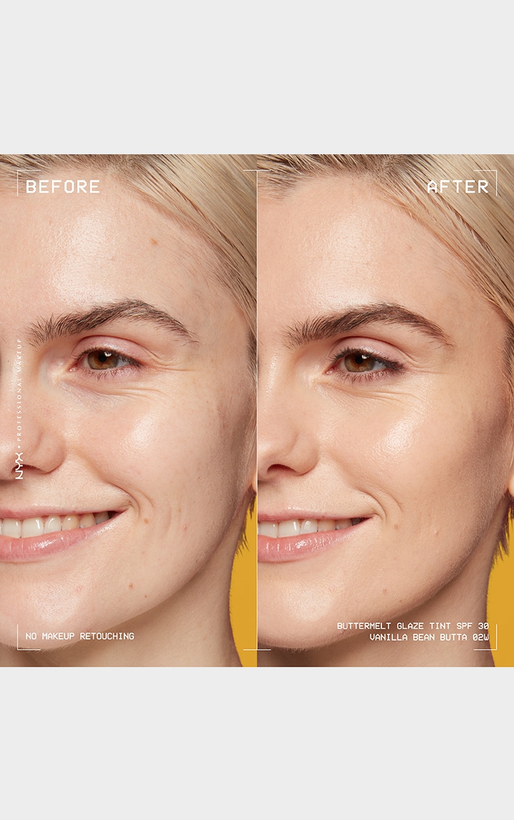 NYX PMU Buttermelt Glaze Glow Skin Tint Vanilla Bean Butta image 3