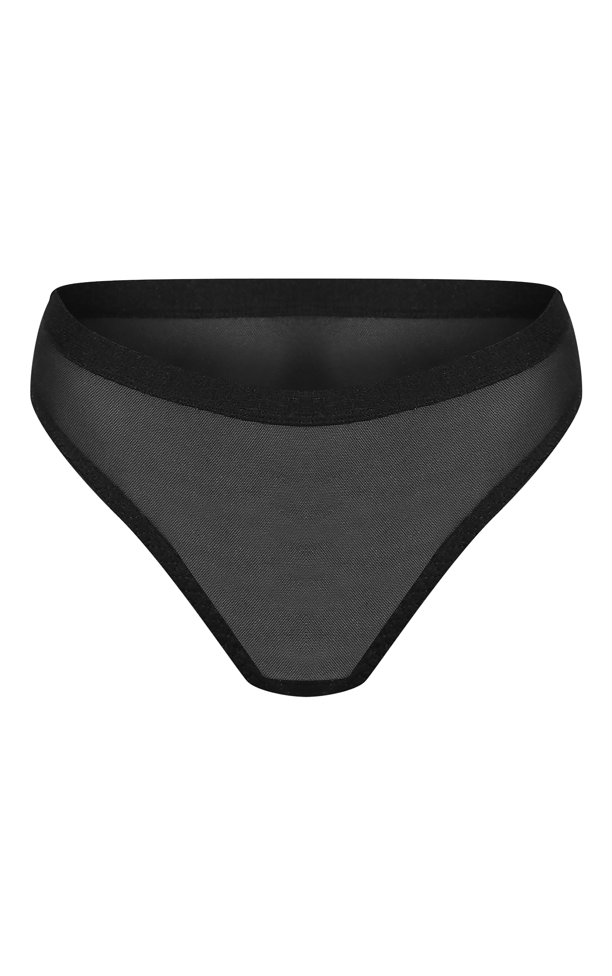 Slip-culotte en mesh noir image 5