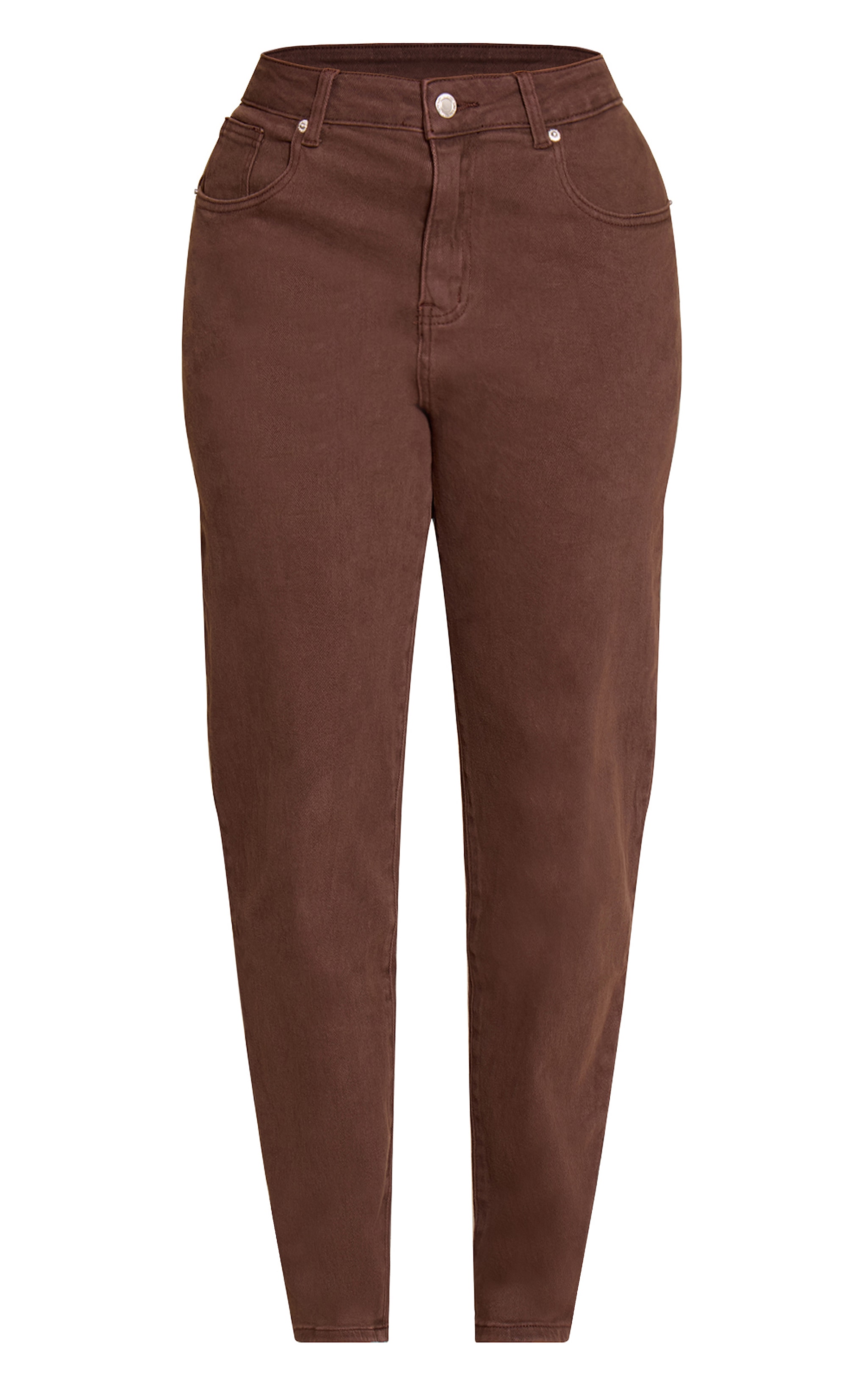 Shape Chocolate Stretch Denim Tailored Barrel Jeans image 5