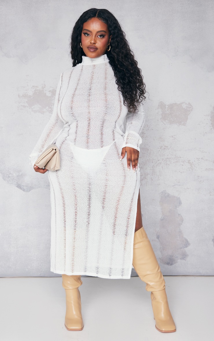 Robe Tacera Noir/crème, Manches Longues, Doublée, Taille XL (neuve Sans étiquettes)