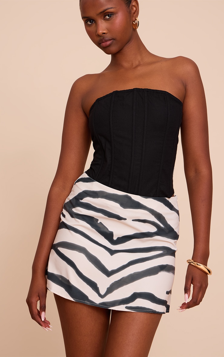 ★韓国人気★MIAE★Zebra mini skirt Marni zebra-print Mini Skirt | Neutrals | FARFETCH ID
