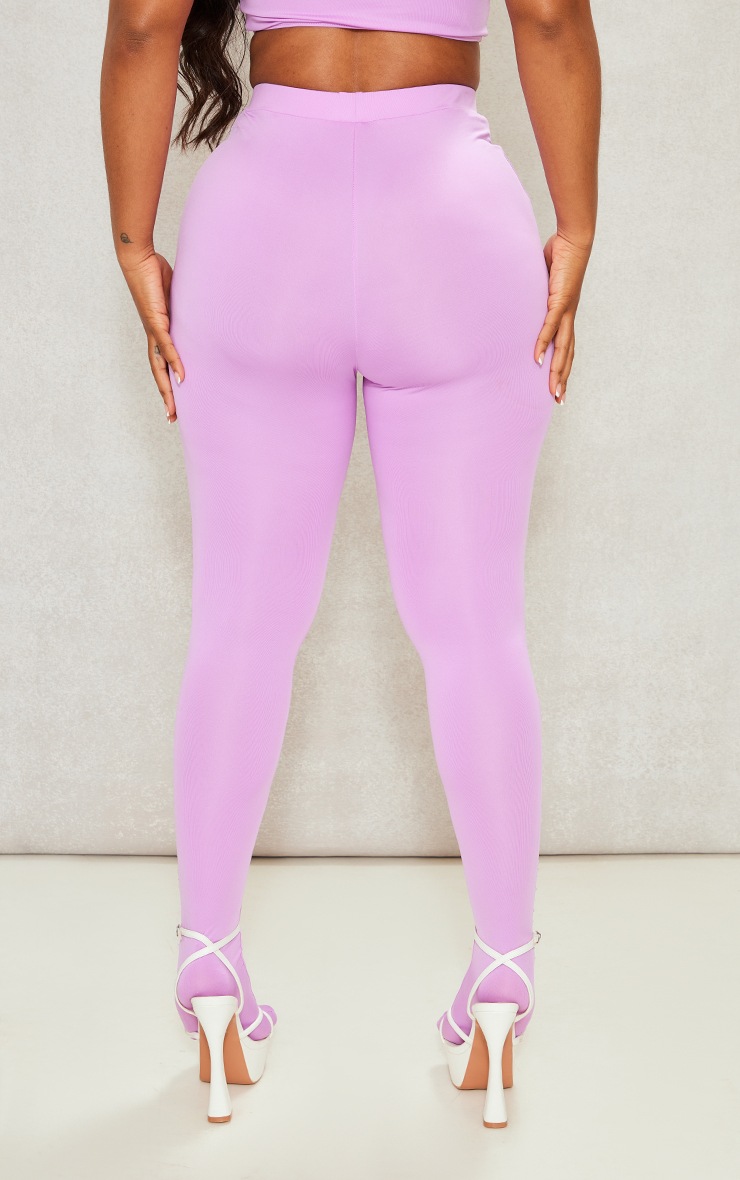 Shape Lilac Sequin Sock Leggings Shape PrettyLittleThing