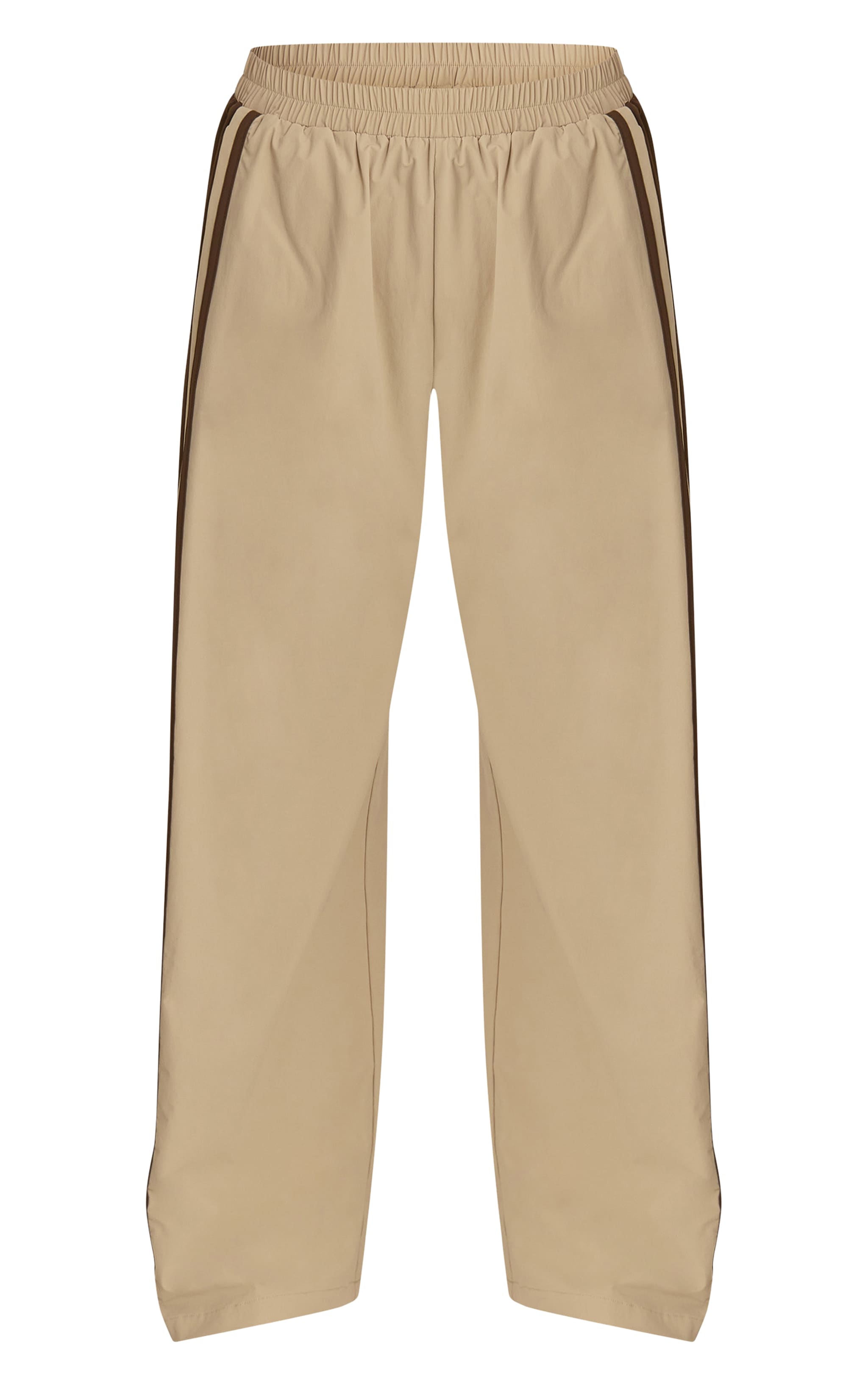 Stone Shell Contrast Stripe Wide Leg Track Pants image 5