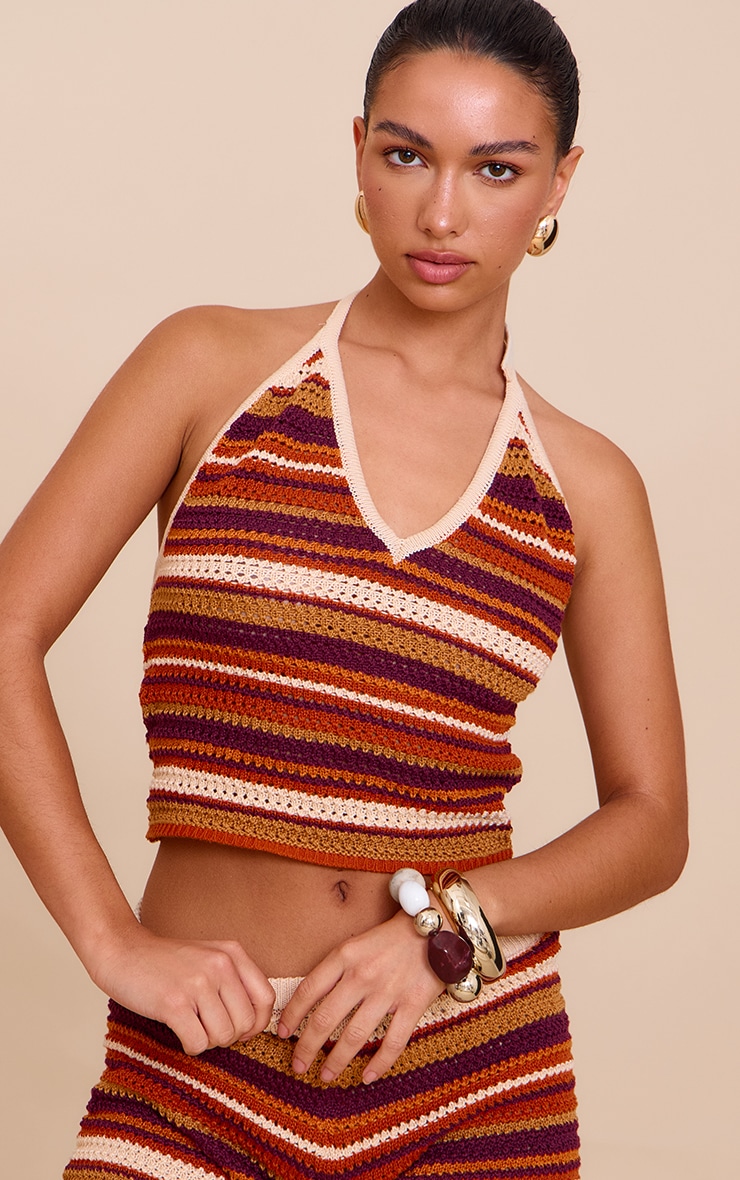 新品未使用【le】CROCHET HALTER NECK Miley Crochet Halter Top | GUESS Factory