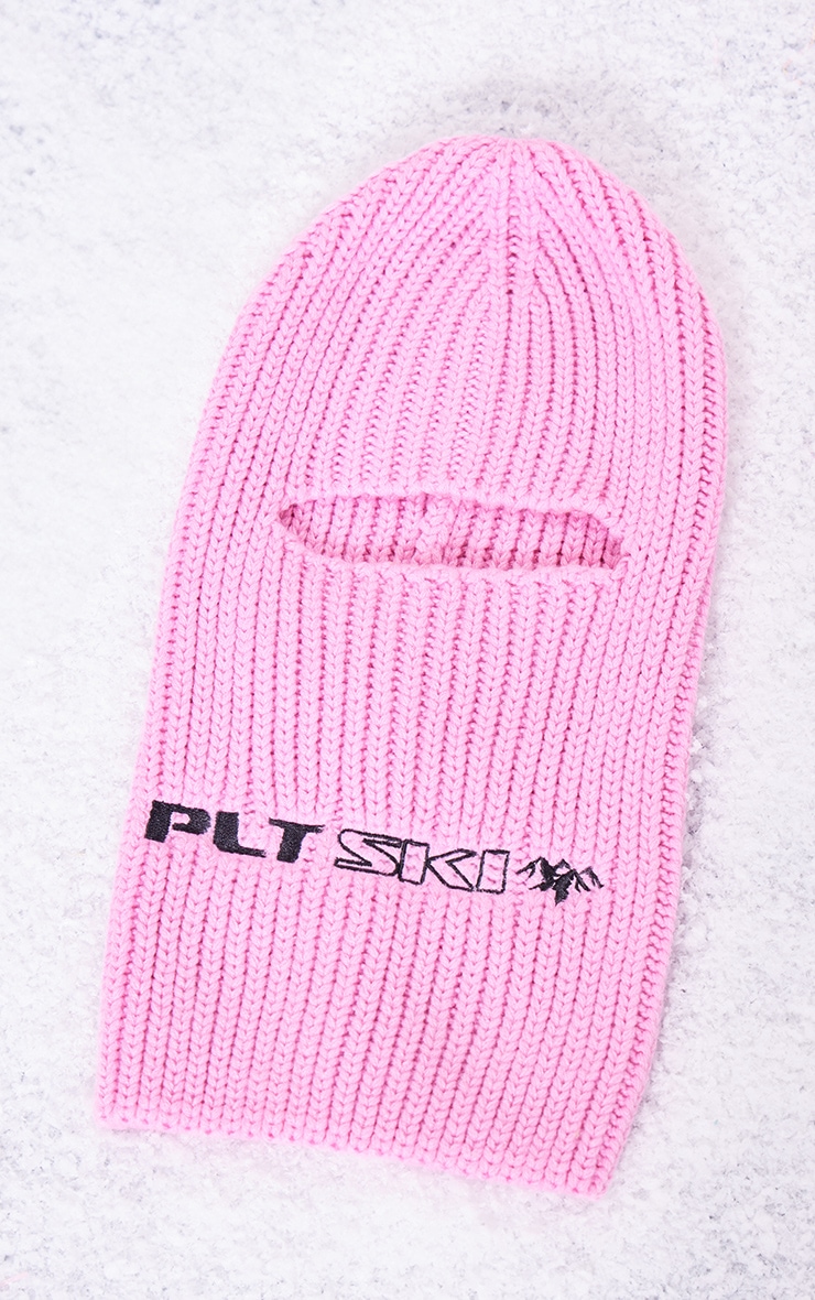 PRETTYLITTLETHING SKI Cagoule de ski en maille tricot rose tendre image 2