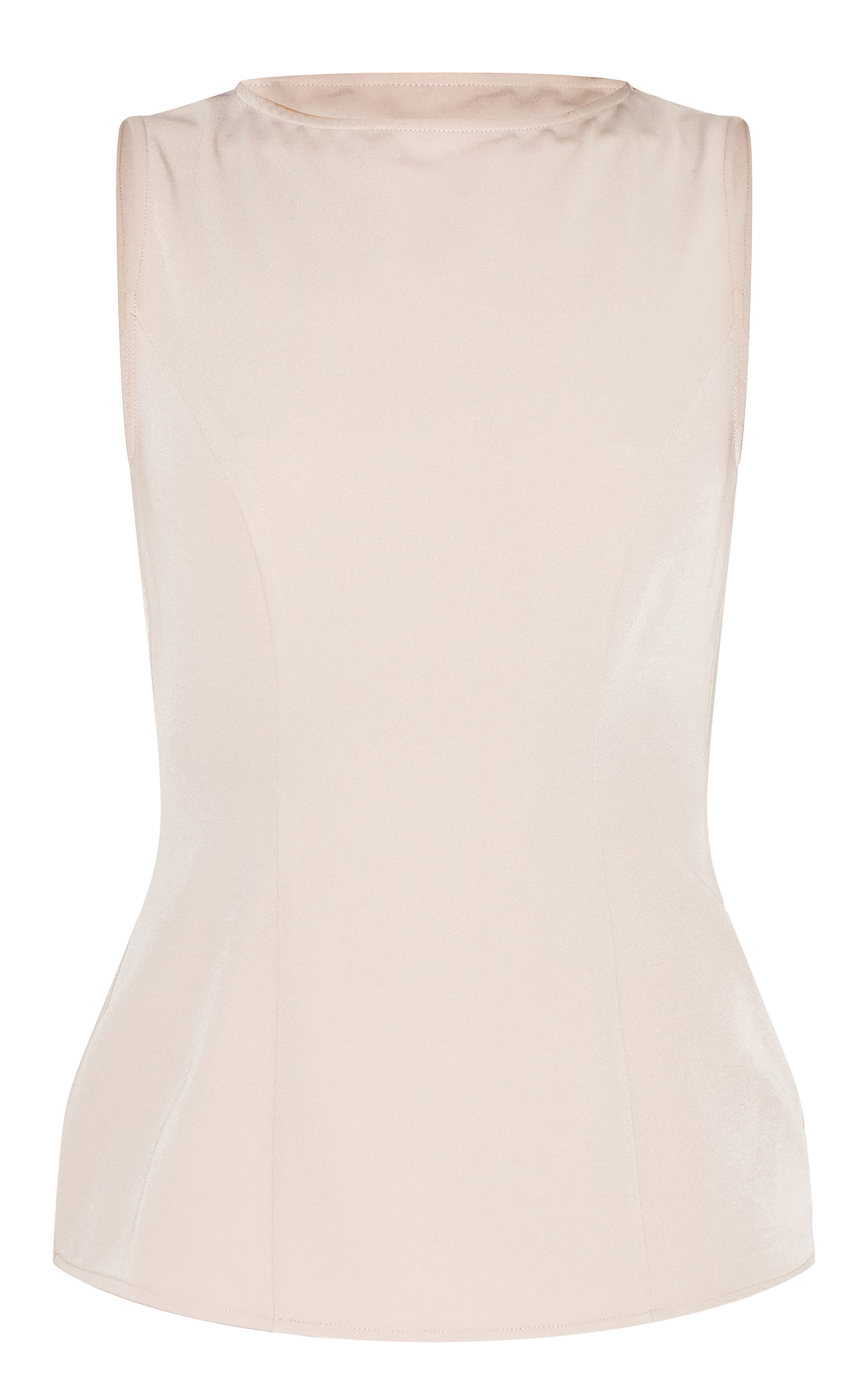 Tall Sand Woven Sleeveless Top image 5