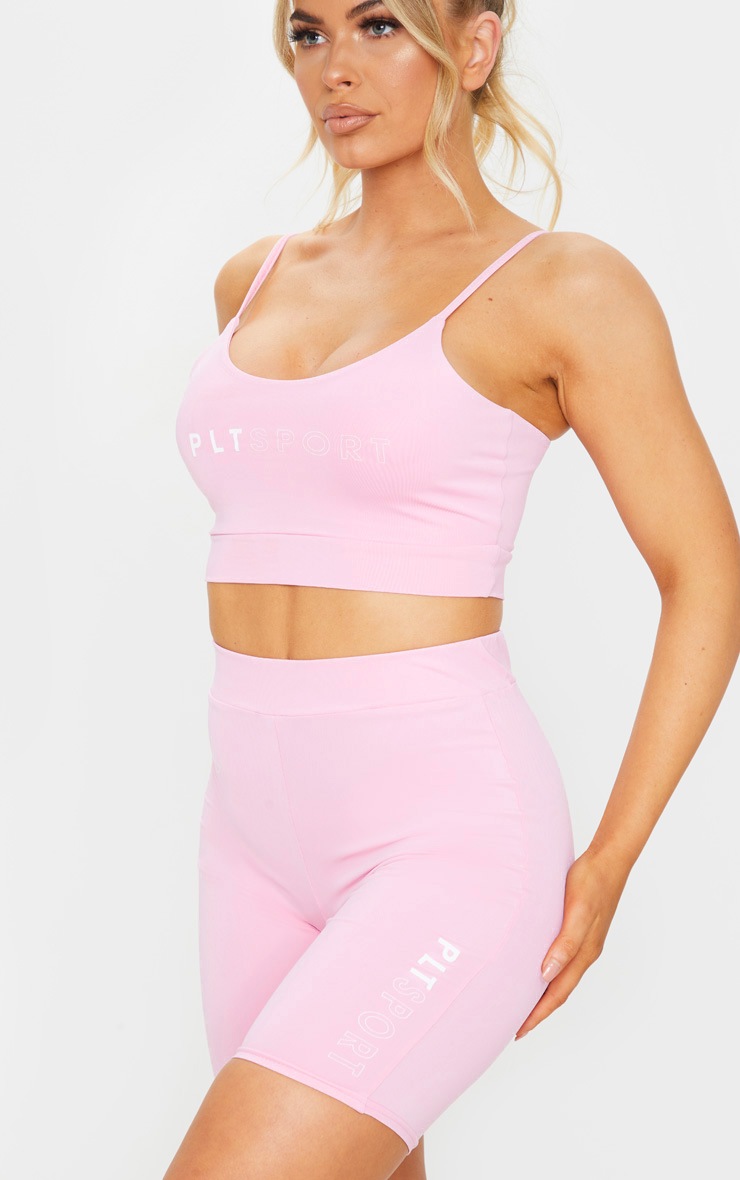 pretty little thing unicorn pink print sports bra instructions