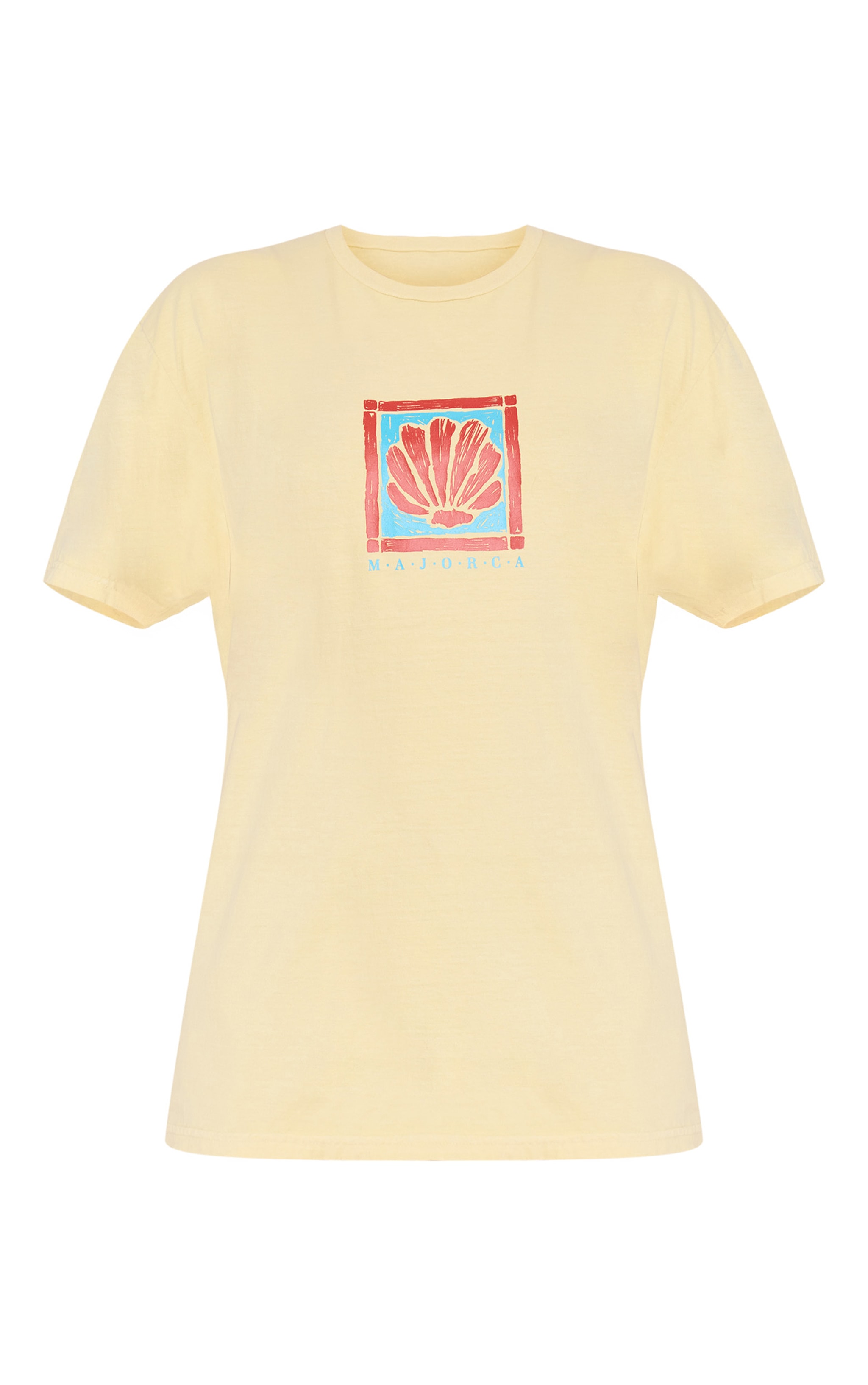 Lemon Majorca Shell Graphic Oversized T-shirt image 5