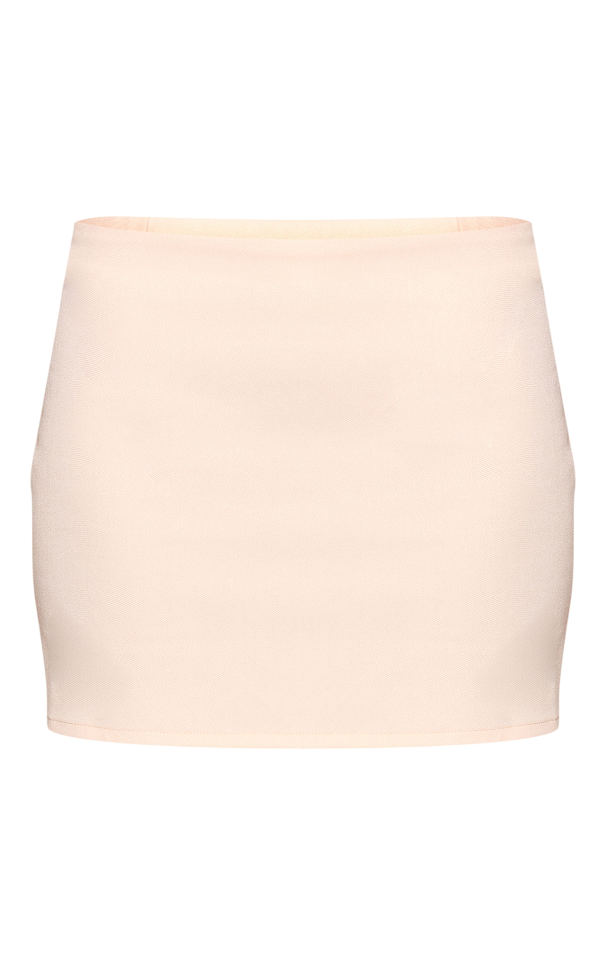 Almond Woven A-Line Mini Skirt image 6