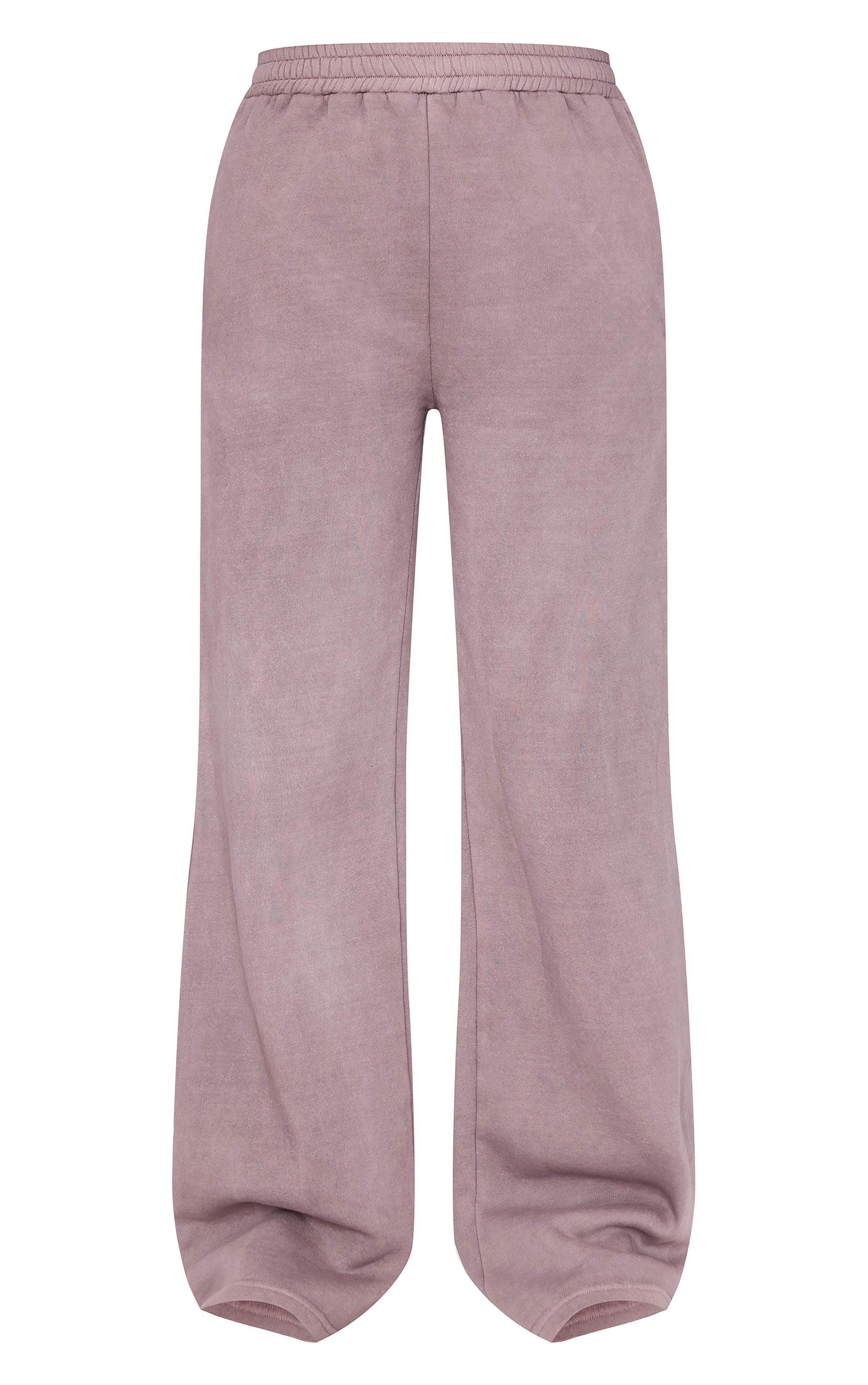 Tall Washed Brown Drawstring Wide Leg Track Pants image 5