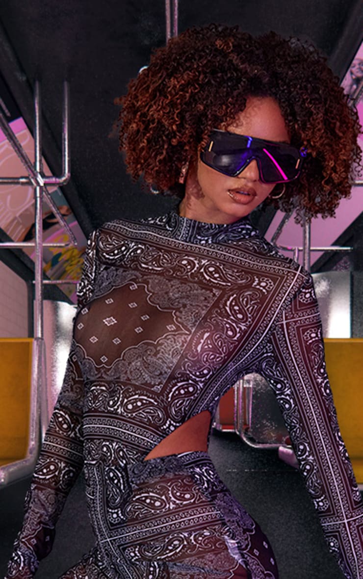 Black Reflective Sunglasses