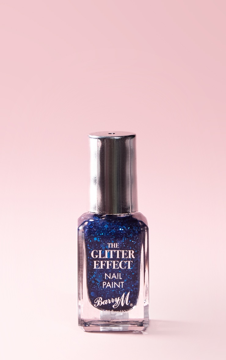 Barry M Glitter Effect Nail Varnish - Night Fever Navy image 2