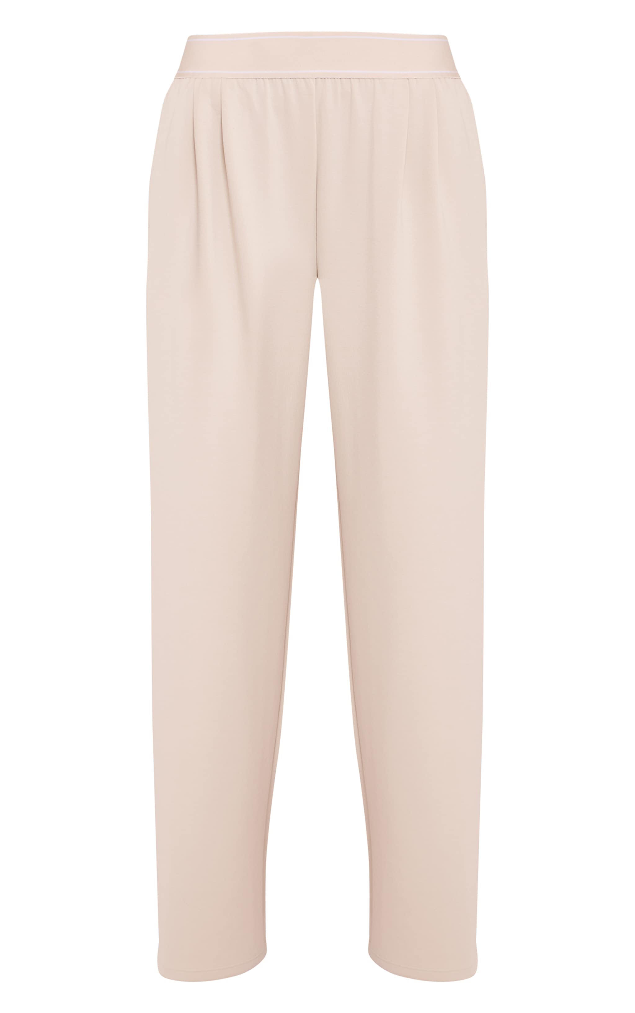 PLT Oatmeal Soft Touch Elasticated Waist Wide Leg Sweatpants image 5
