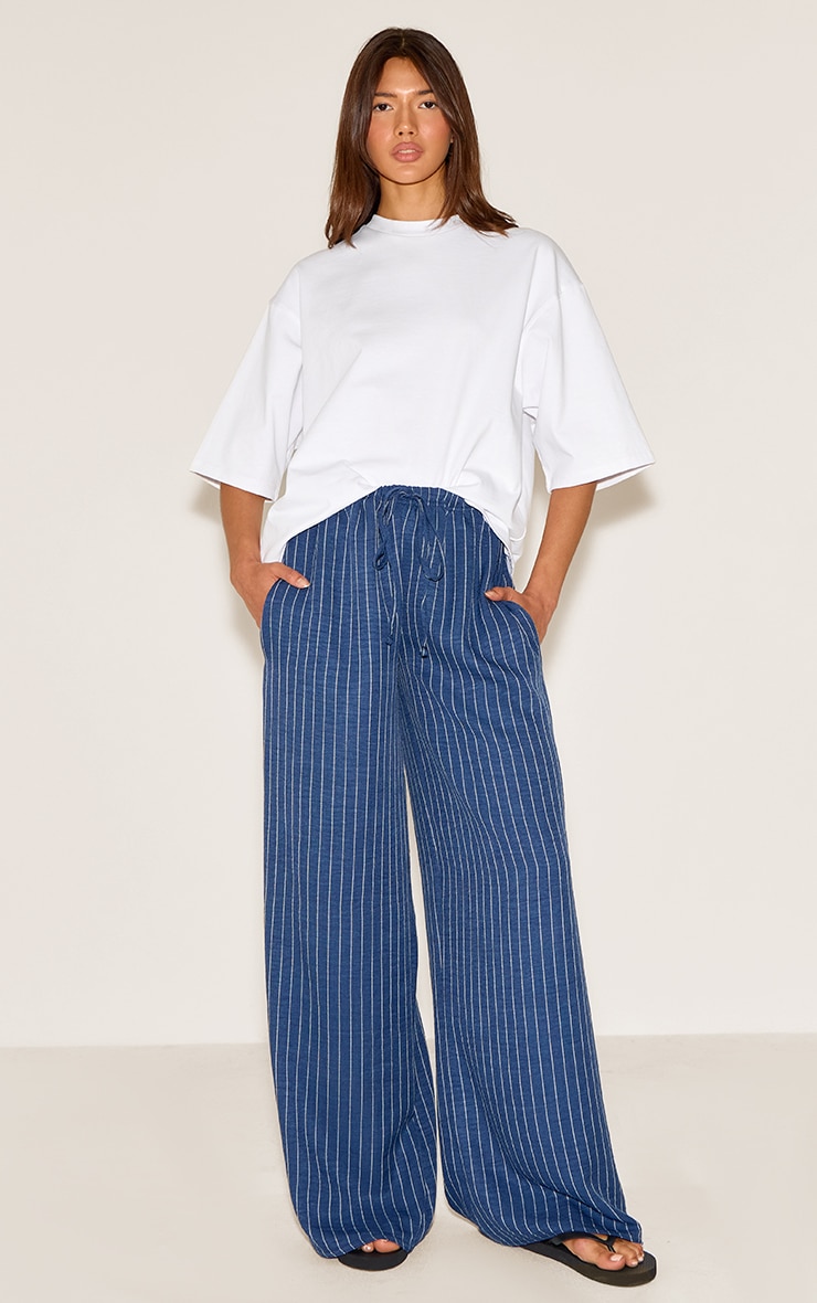 White Oversized Boxy T Shirt image 3