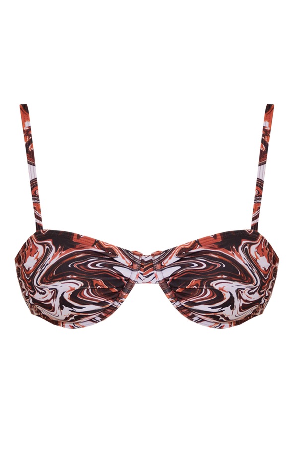 Piercing Brown Bikini Top