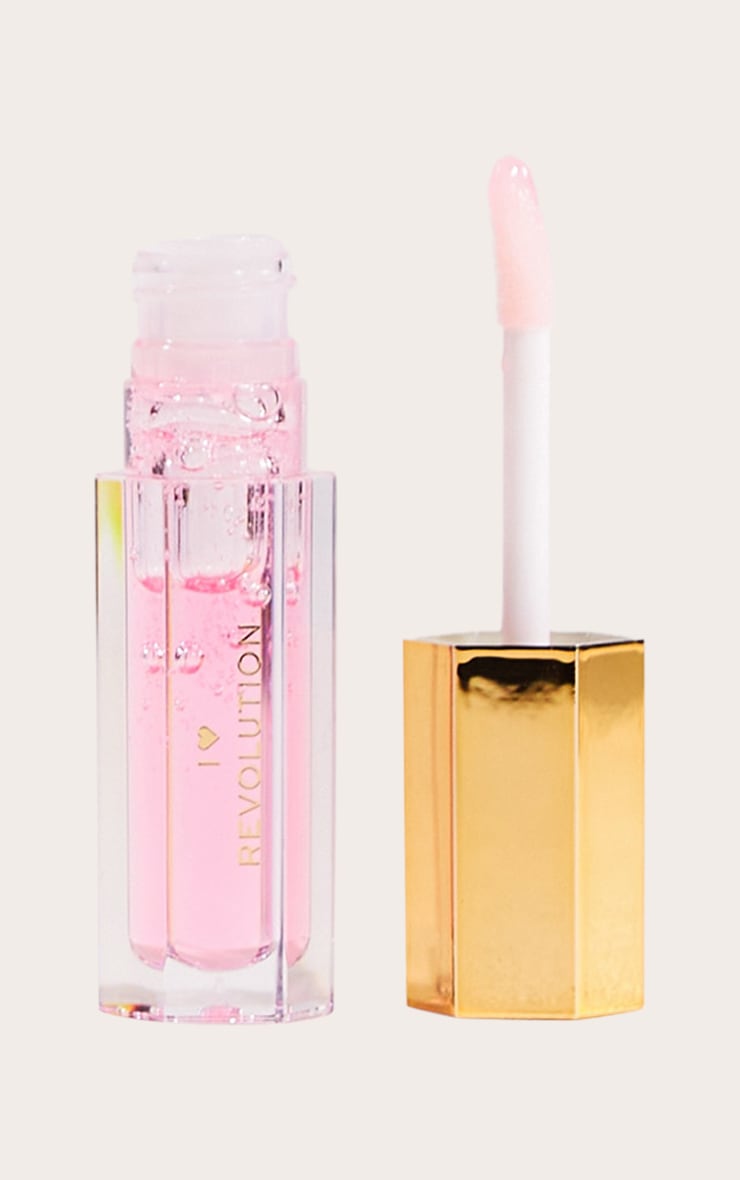 I Heart Revolution Honey Bear Lip Oil Rose image 1