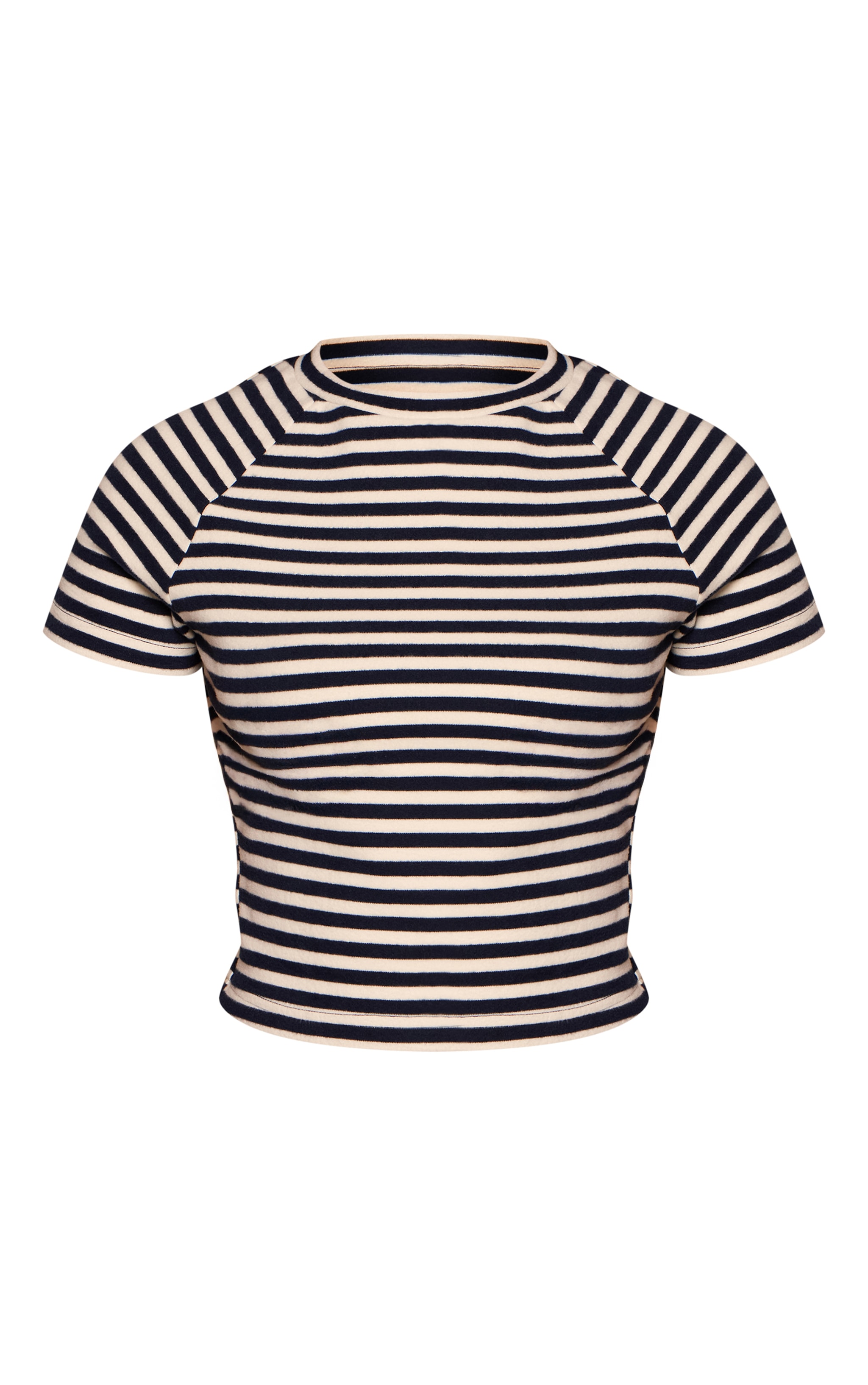 Petite Charcoal Stripe Soft Touch Fitted Baby T-Shirt  image 5