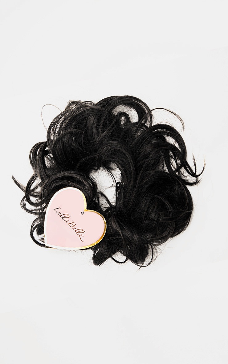 Lulla Bellz Messy Bun Scrunchie Natural Black Prettylittlething Ie