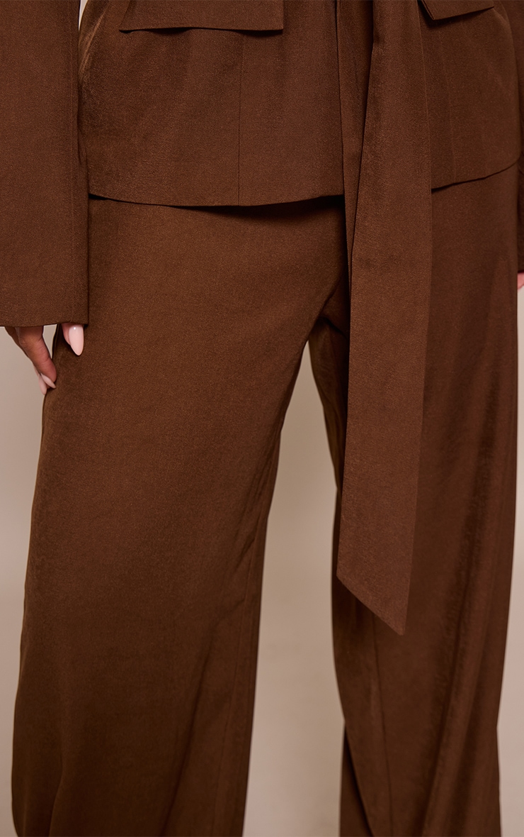 Shape Chocolate Woven Wide Leg Pants image 4