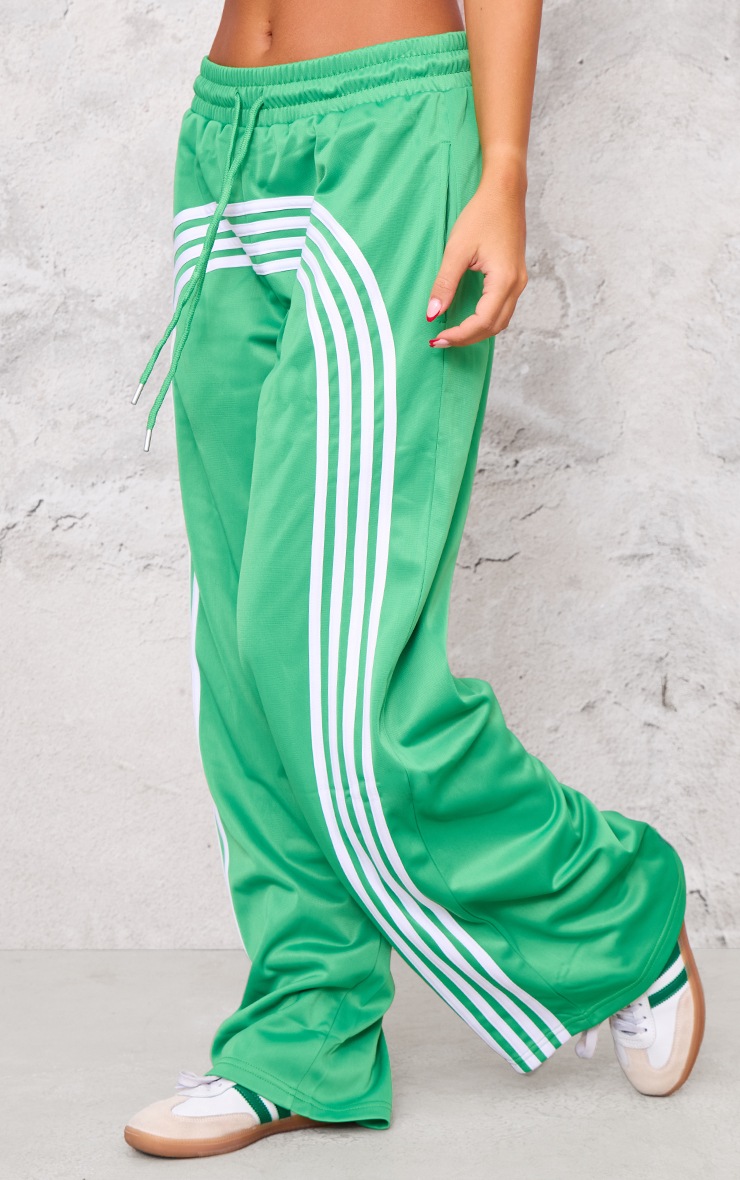 Georgie Pants - Green Stripe
