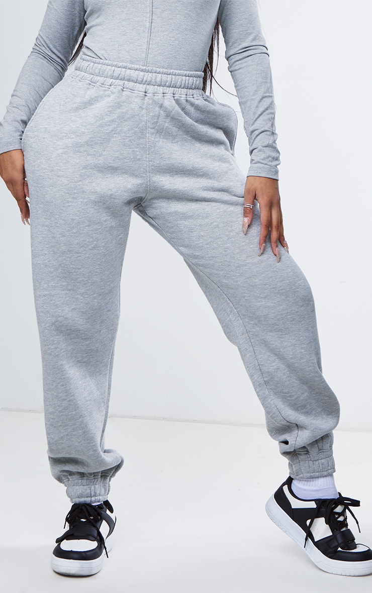 Shape Ash Grey Pocket High Waist Cuffed Sweatpants image 2