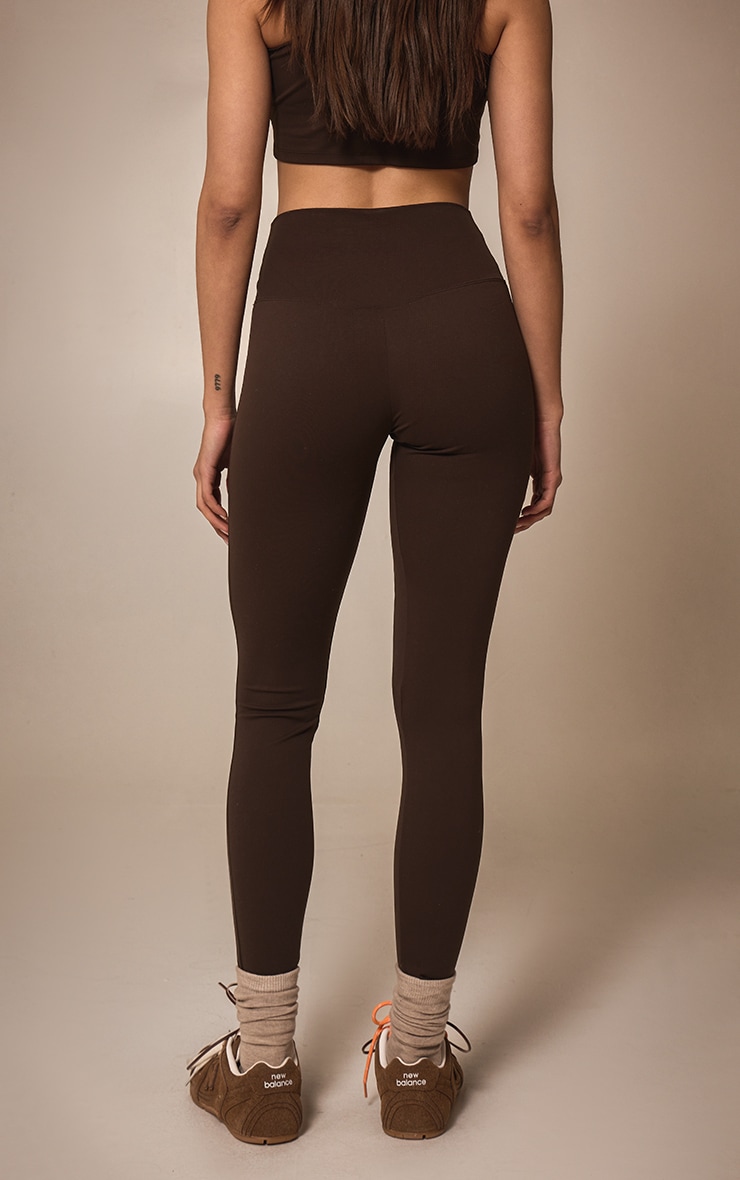 Espresso Ultimate Sculpt High Waist Gym Leggings image 3
