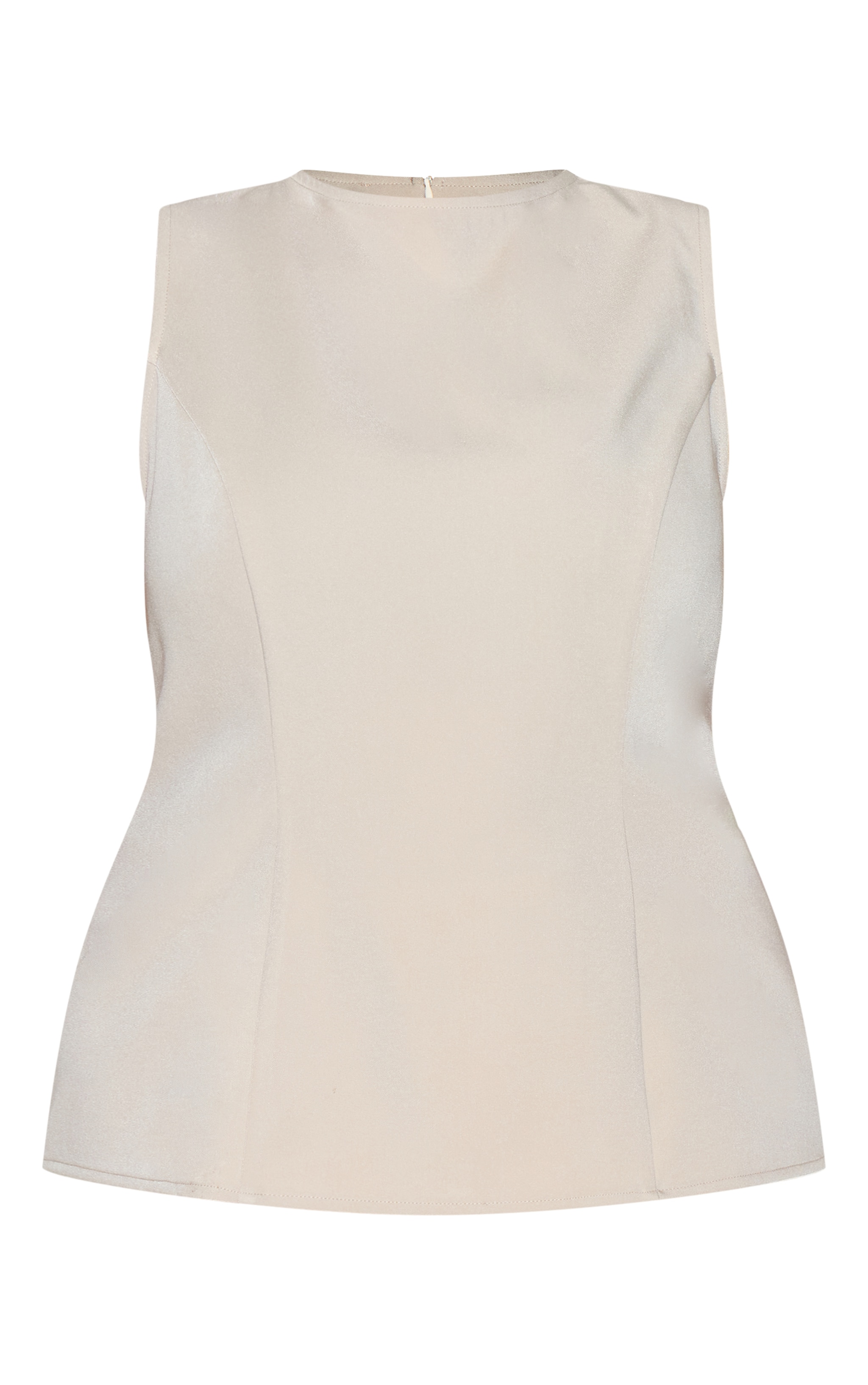 Plus Sand Woven Sleeveless Long Top image 5