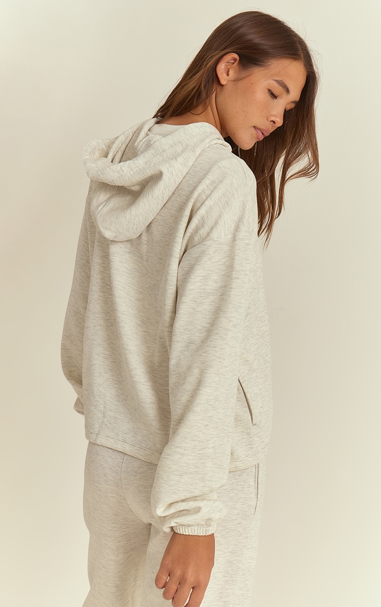 Ash Grey Super Soft Zip Hoodie image 2